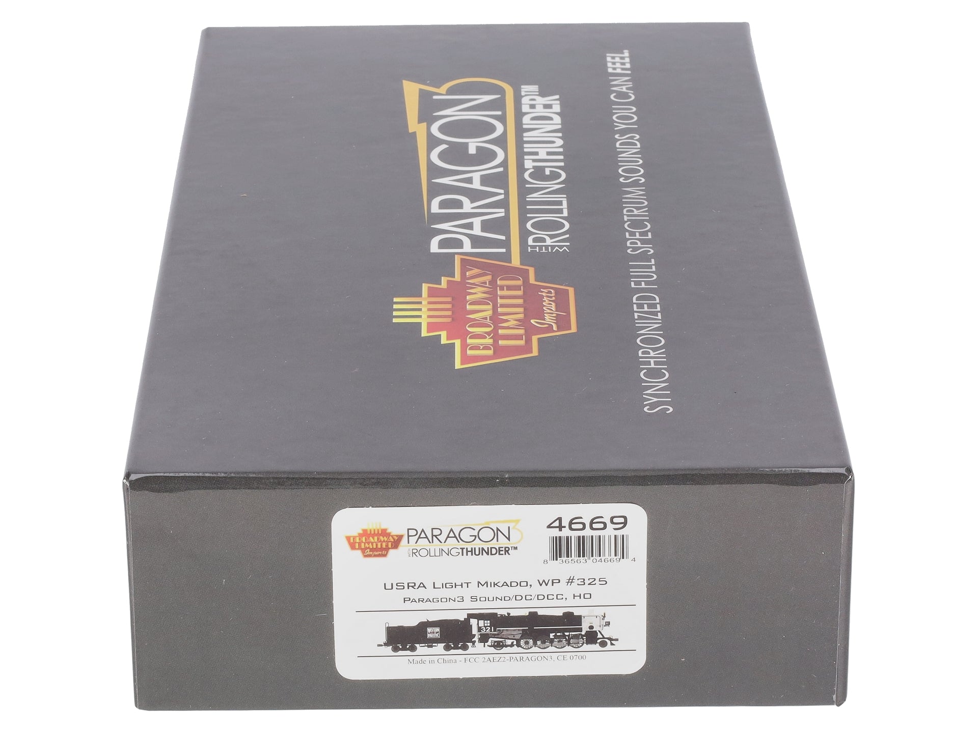 Broadway Limited 4669 HO Western Pacific USRA Light Mikado Paragon3 #325