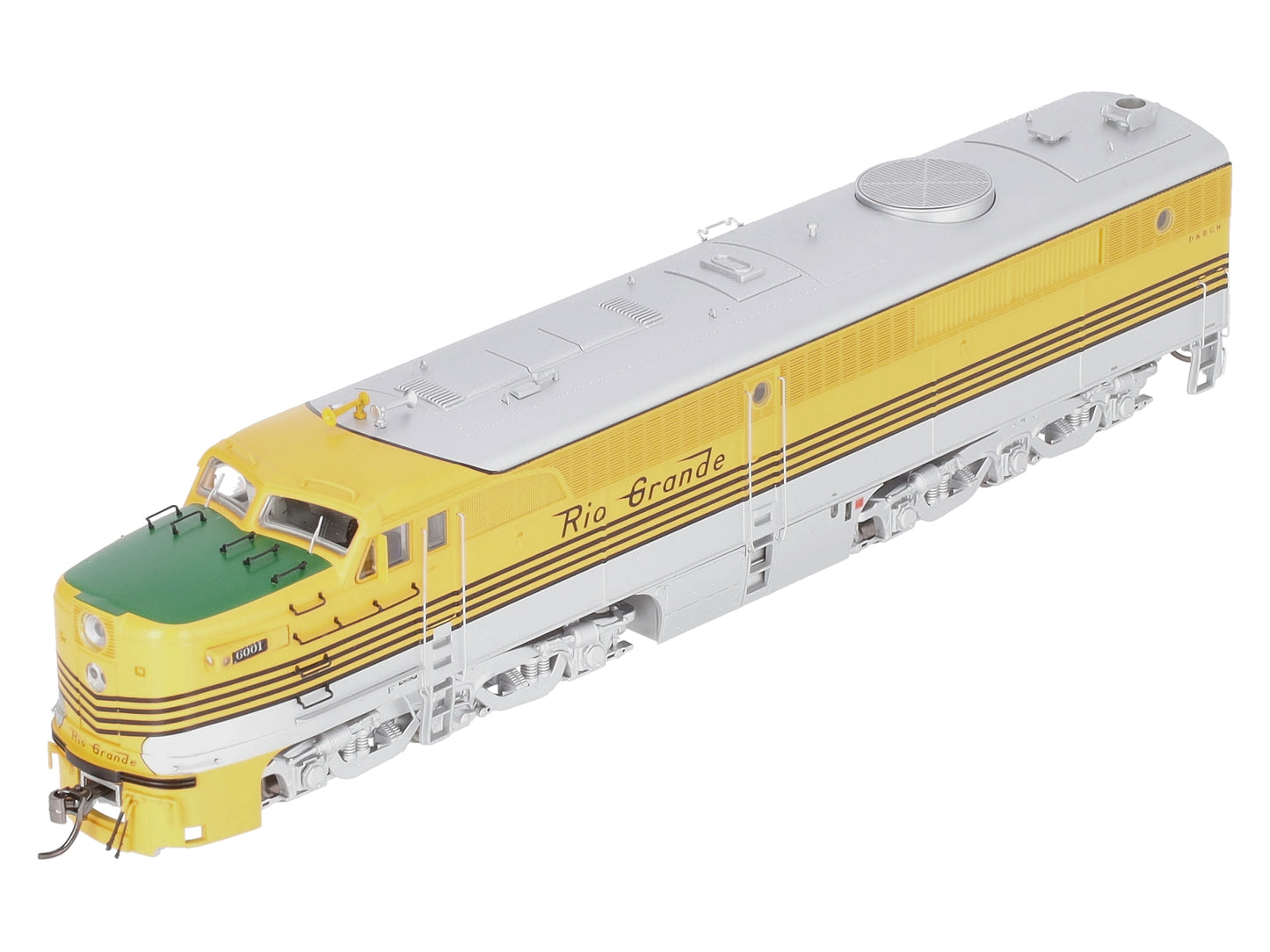 Rapido Trains 023509 HO D&RGW PA-1 Diesel Locomotive DC/DCC/Sound #6001