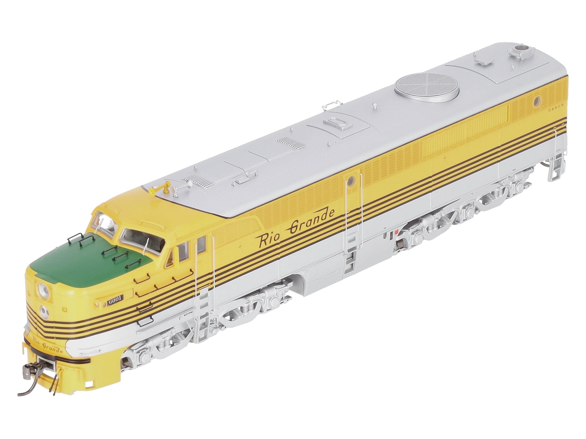 Rapido Trains 023509 HO D&RGW PA-1 Diesel Locomotive DC/DCC/Sound #6001