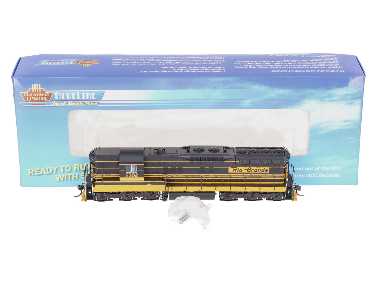 Broadway Limited 5282 HO Denver & Rio Grande Western EMD SD7 with Sound #5302