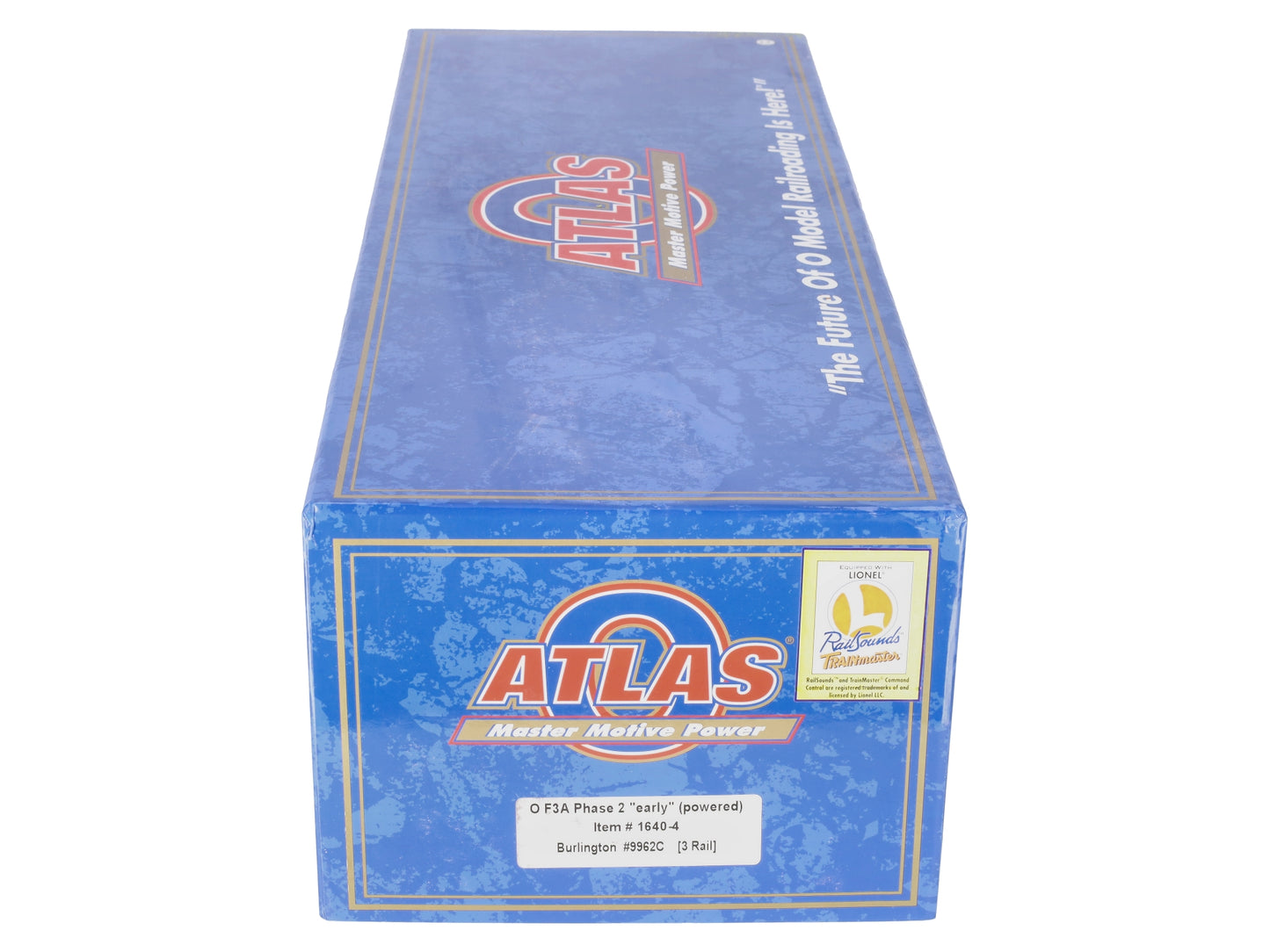 Atlas 1640-4 O Burlington F3A Phase 2 Diesel Locomotive #9962C (3 Rail)