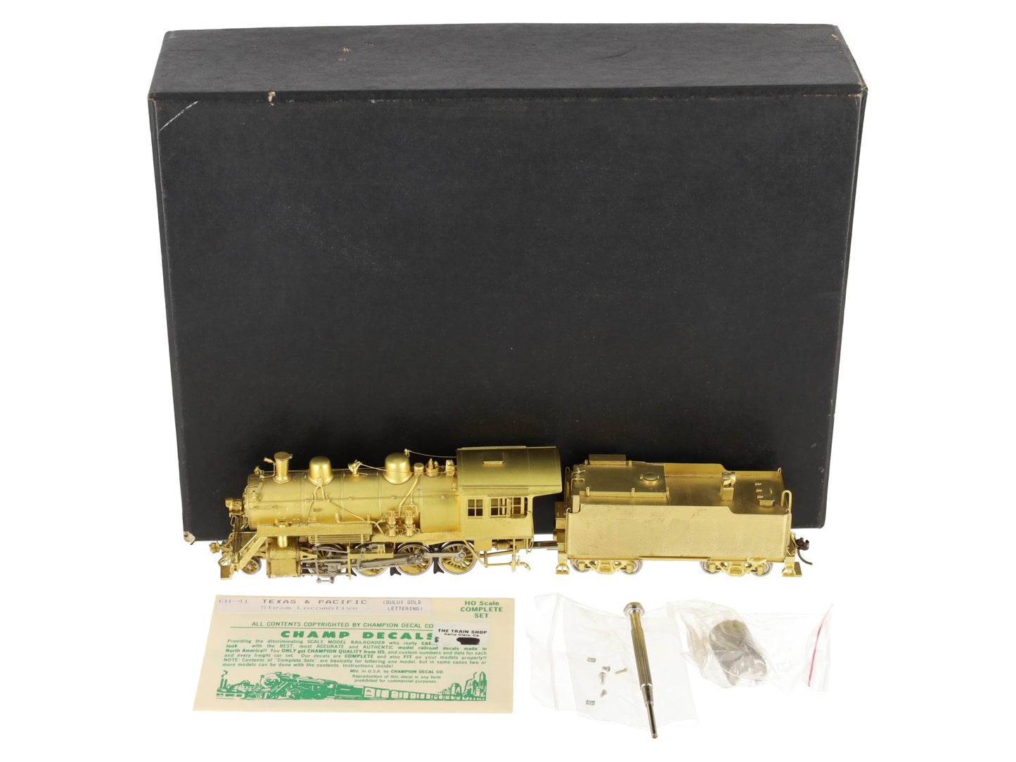 Hallmark Models 400 HO Scale Texas & Pacific 2-8-0 Steam Locomotive EX/Box