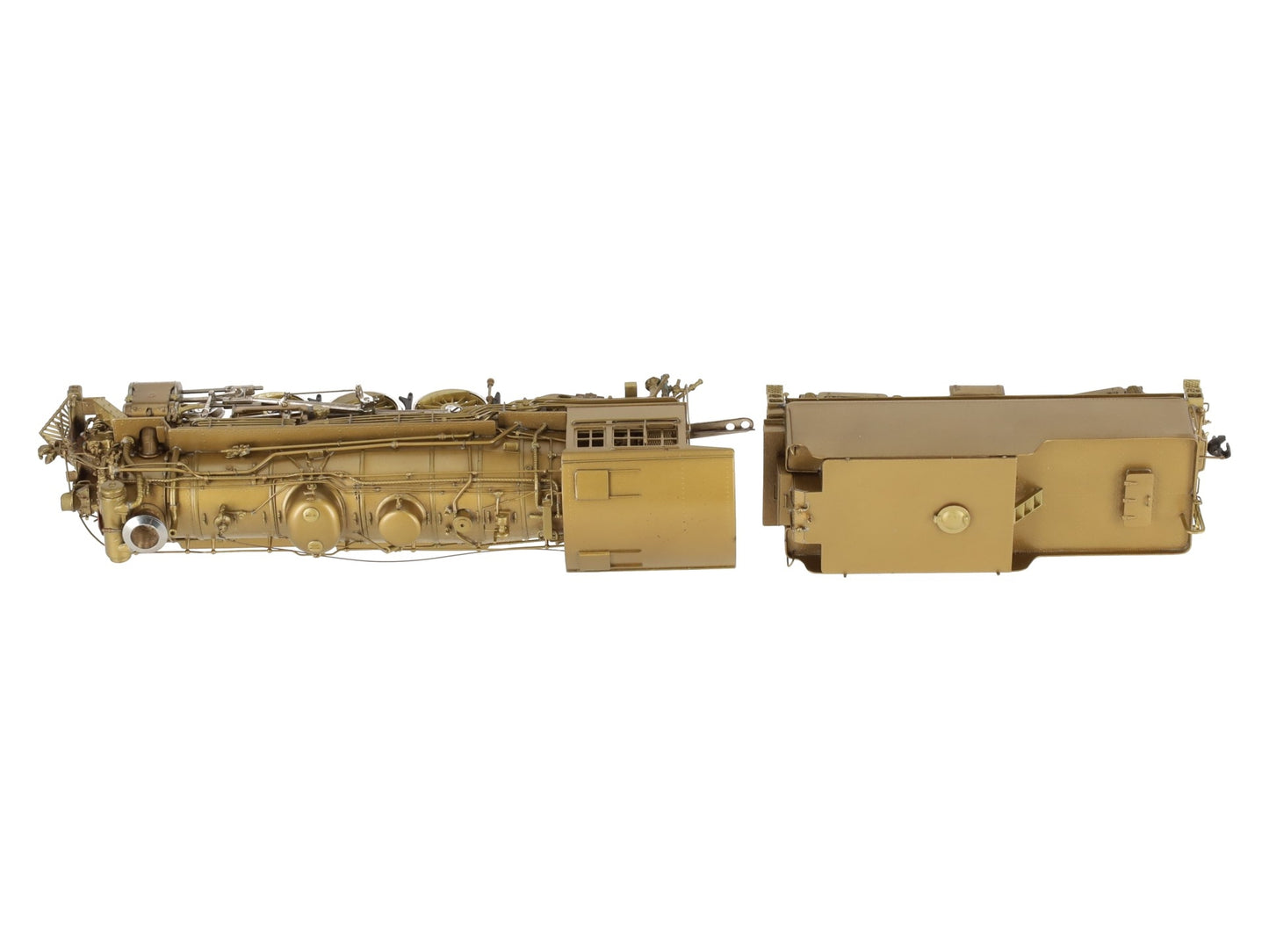 Hallmark Models 700 HO Scale BRASS Texas & Pacific Steam Locomotive /w tender EX/Box
