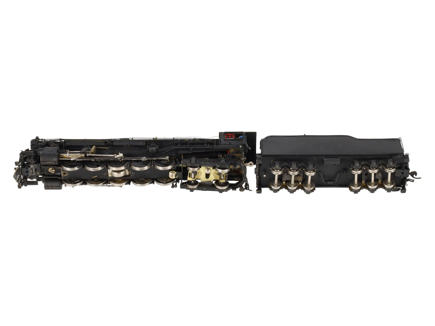 Sunset Models 610 HO BRASS T&P 2-10-4 Steam Loco & Tender VG/Box