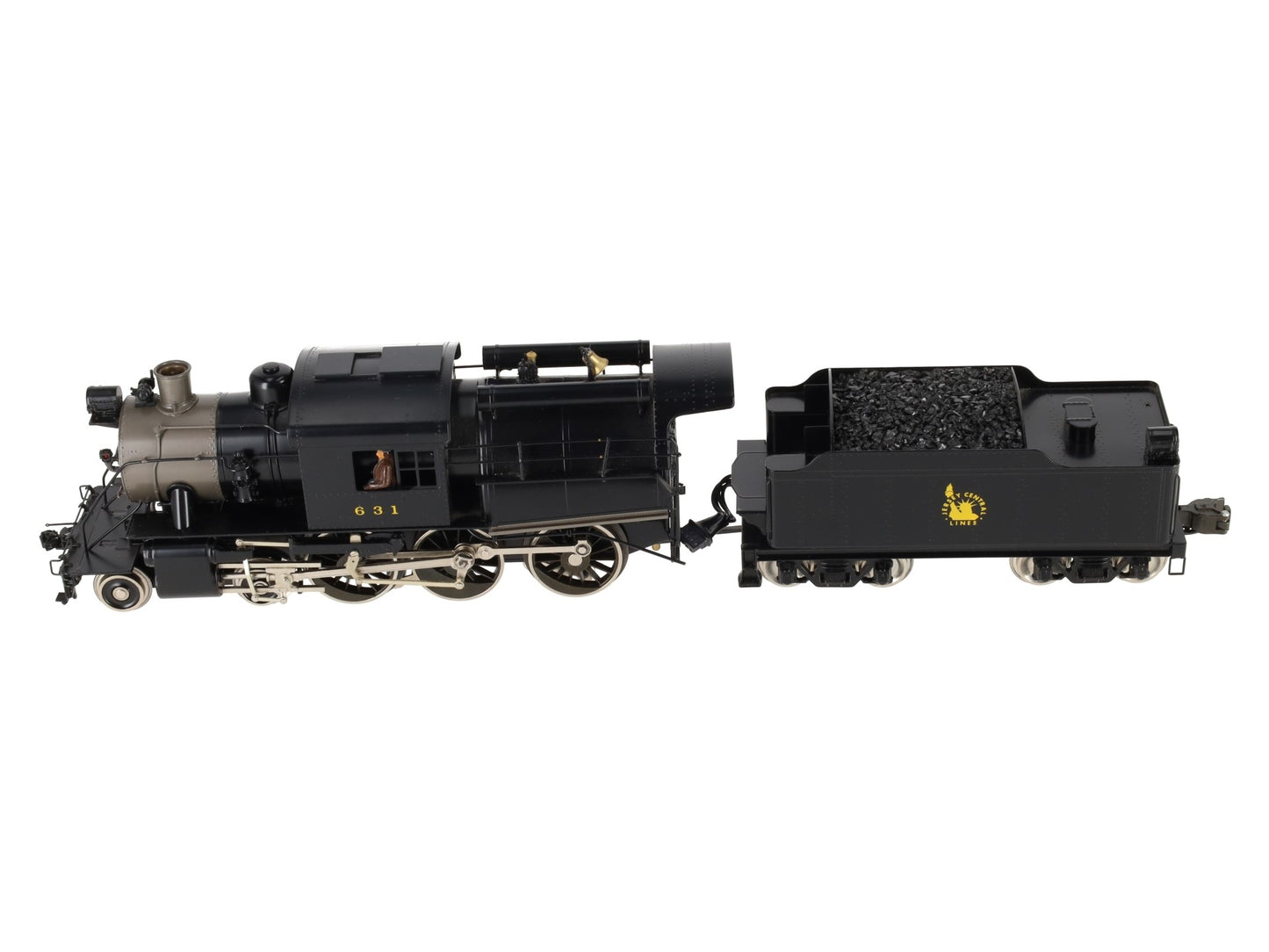 Williams 5015 O Gauge BRASS CNJ Camelback 4-6-0 Steam Locomotive & Tender #631 EX/Box