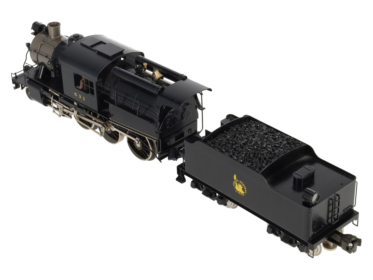 Williams 5015 O Gauge BRASS CNJ Camelback 4-6-0 Steam Locomotive & Tender #631 EX/Box