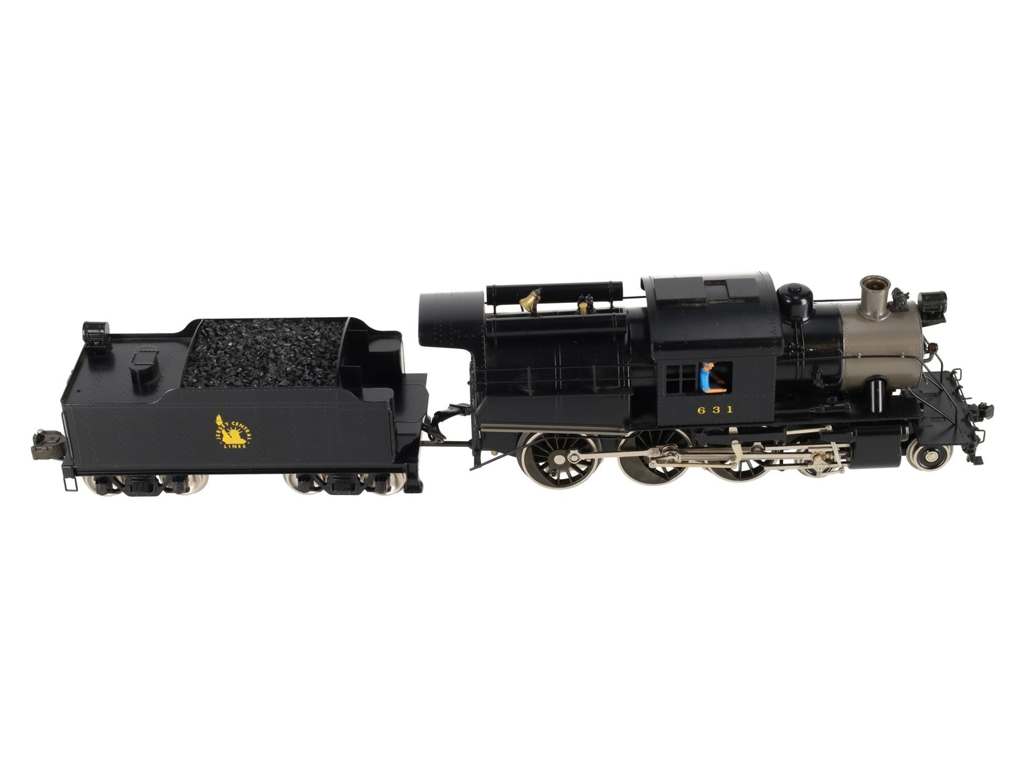 Williams 5015 O Gauge BRASS CNJ Camelback 4-6-0 Steam Locomotive & Tender #631 EX/Box