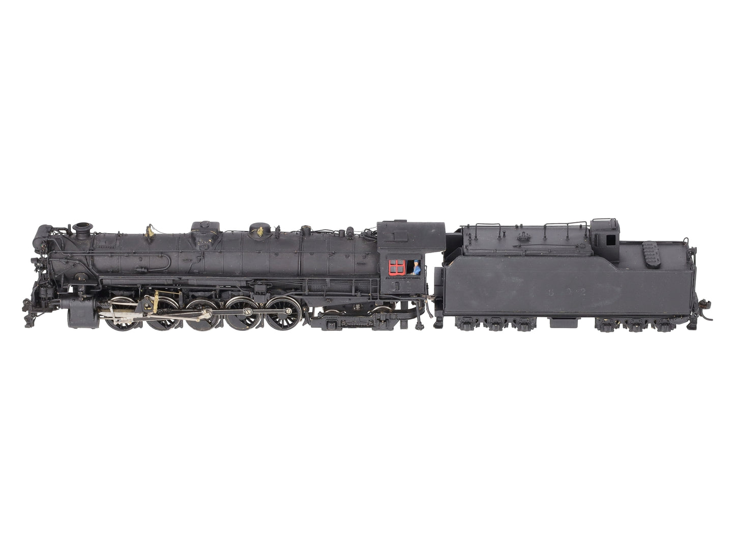 Sunset Models 610 HO BRASS T&P 2-10-4 Steam Loco & Tender VG/Box