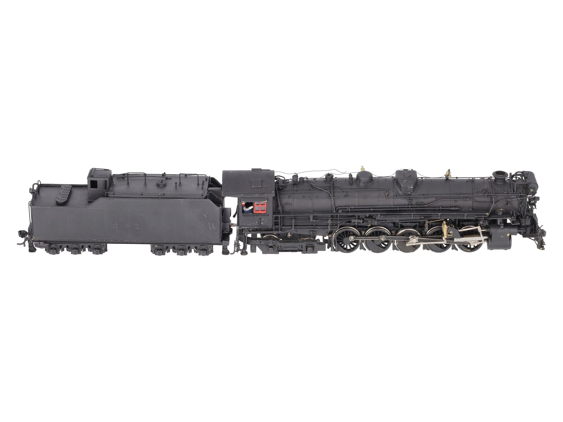 Sunset Models 610 HO BRASS T&P 2-10-4 Steam Loco & Tender VG/Box