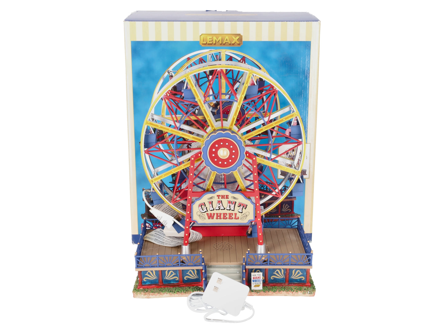 Lemax 289-1134 The Giant Wheel Carnival Ride #94482 EX/Box
