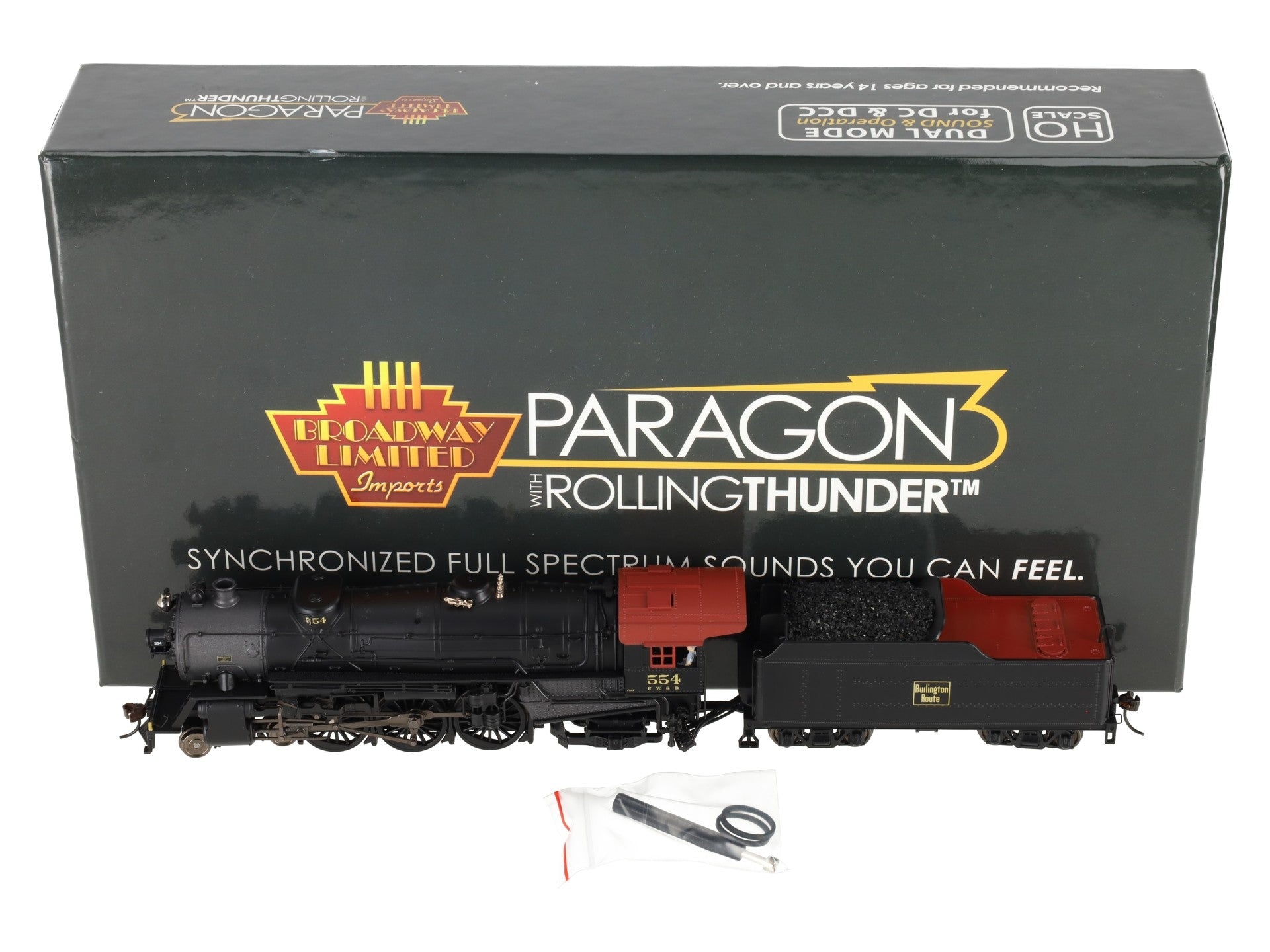 Broadway Limited 4609 HO Fort Worth & Denver USRA Heavy Pacific 4-6-2 #554