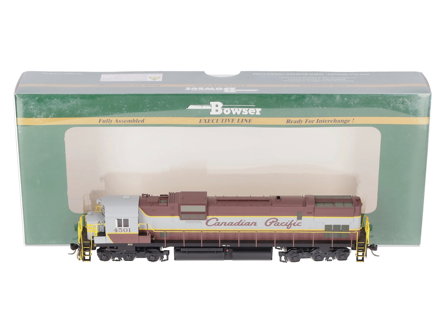 Bowser 24770 HO Canadian Pacific C630M Alco Diesel Locomotive with Sound #4501