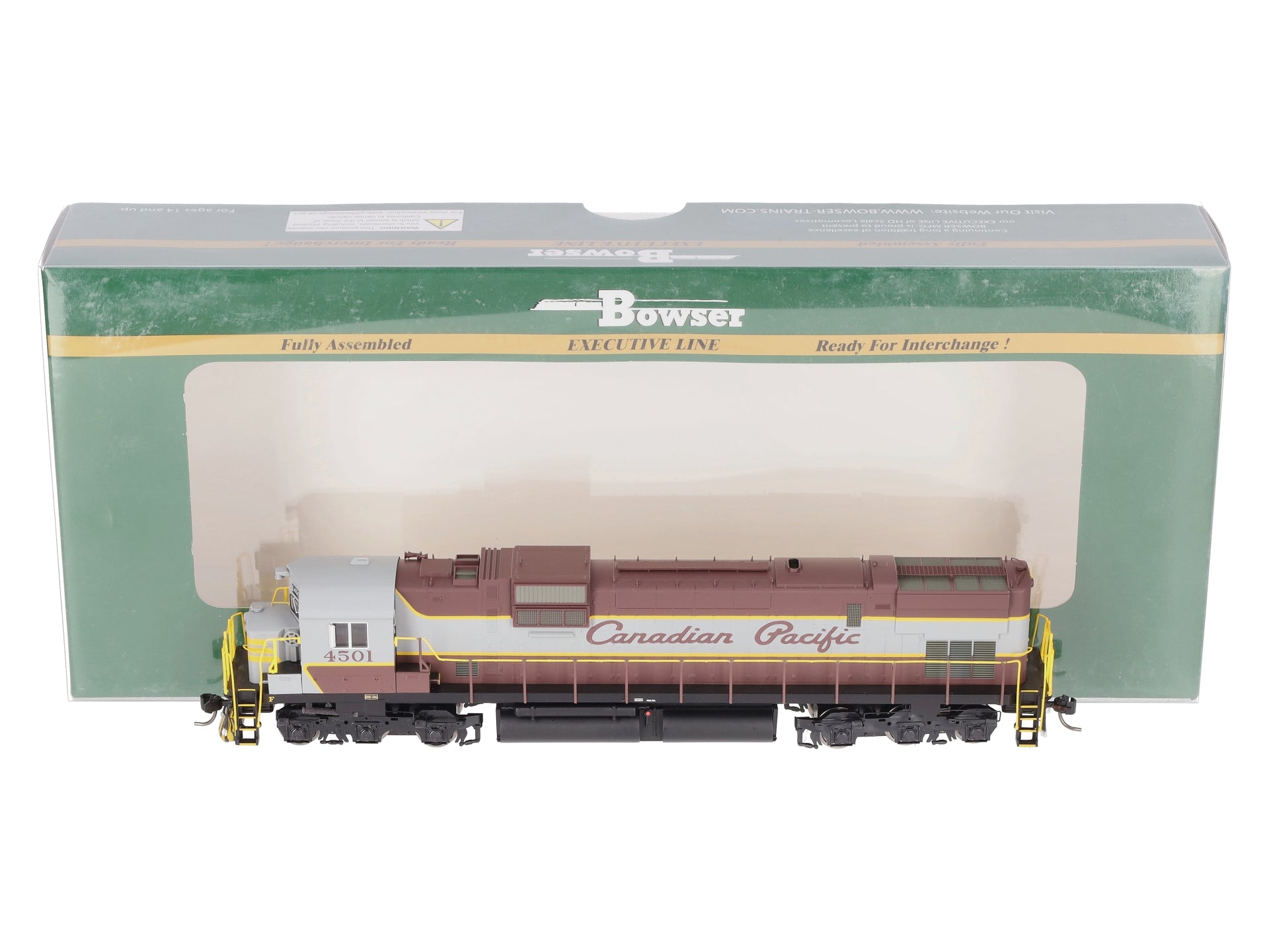 Bowser 24770 HO Canadian Pacific C630M Alco Diesel Locomotive with Sound #4501