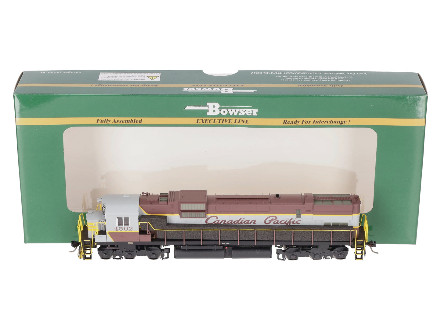 Bowser 24771 HO Canadian Pacific C630M Alco Diesel Locomotive with Sound #4502