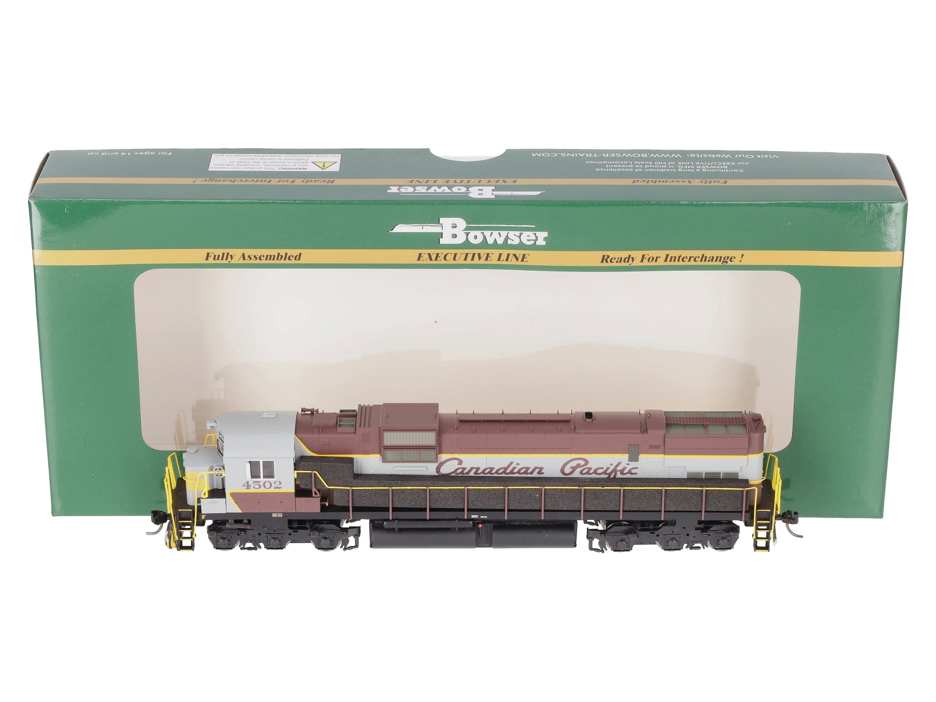 Bowser 24771 HO Canadian Pacific C630M Alco Diesel Locomotive with Sound #4502