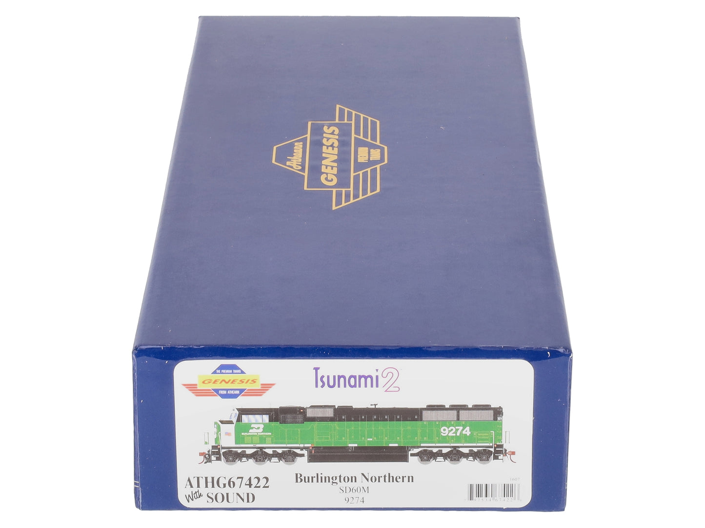 Athearn G67422 HO Burlington Northern SD60M Diesel Locomotive DCC/Sound #9274