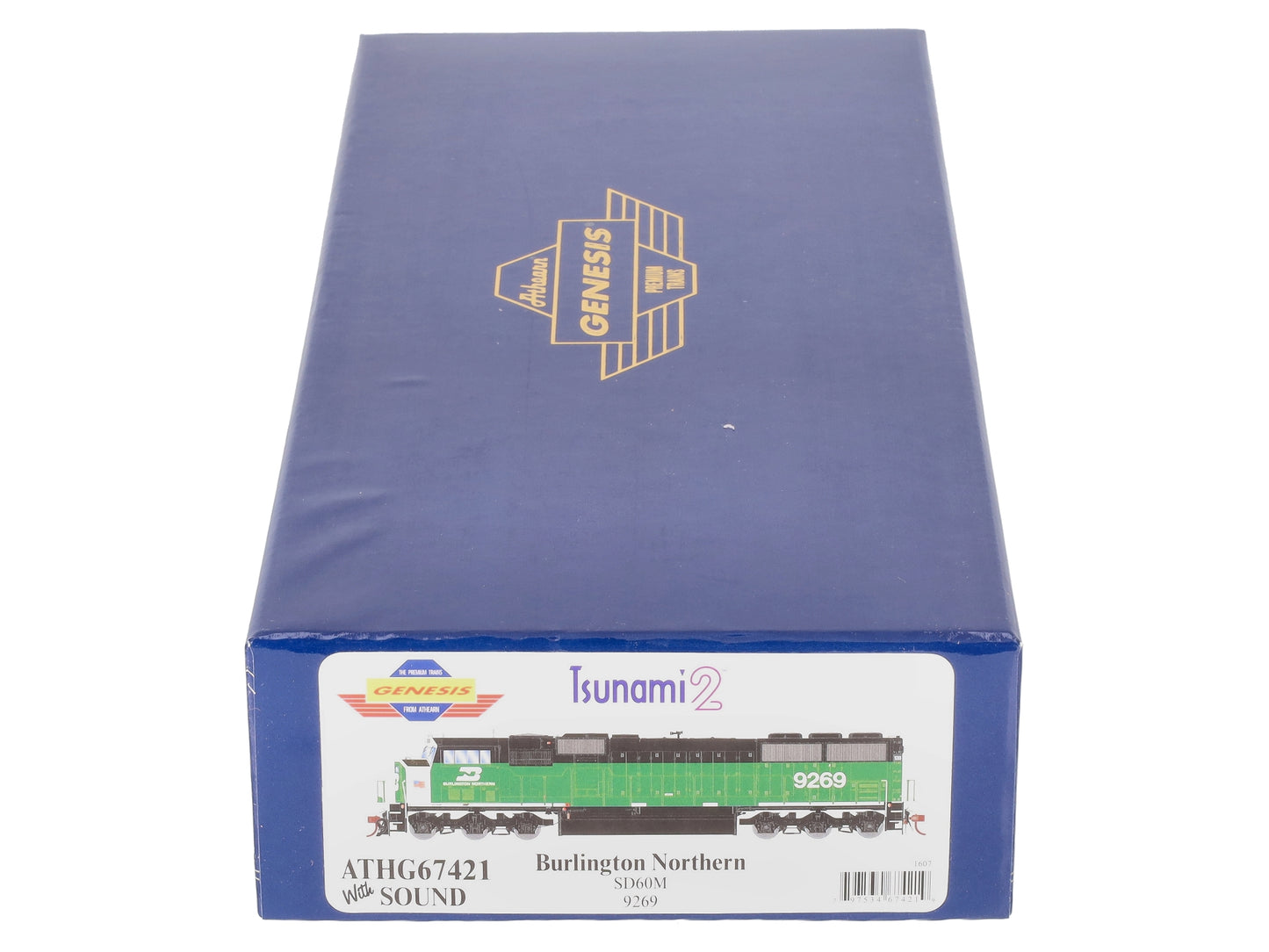 Athearn G67421 HO Burlington Northern SD60M Diesel Locomotive DCC/Sound #9269