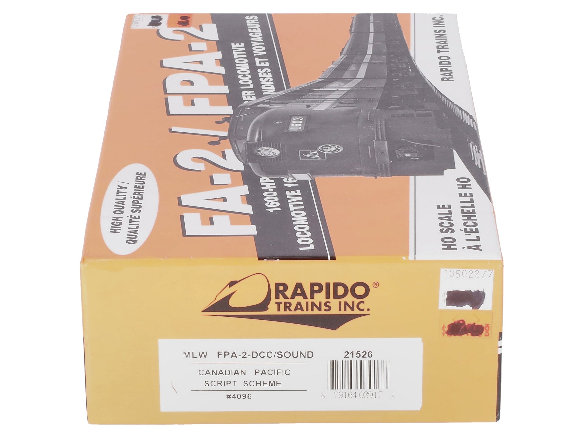 Rapido Trains 21526 HO Canadian Pacific MLW FPA-2 with LokSound & DCC #4096