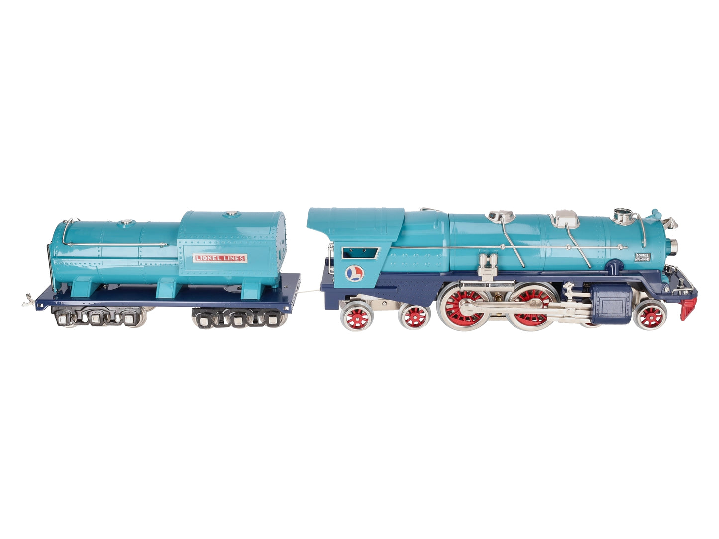 Lionel 6-13103 Standard Gauge I-400E Blue Comet Steam Locomotive and Tender EX/Box