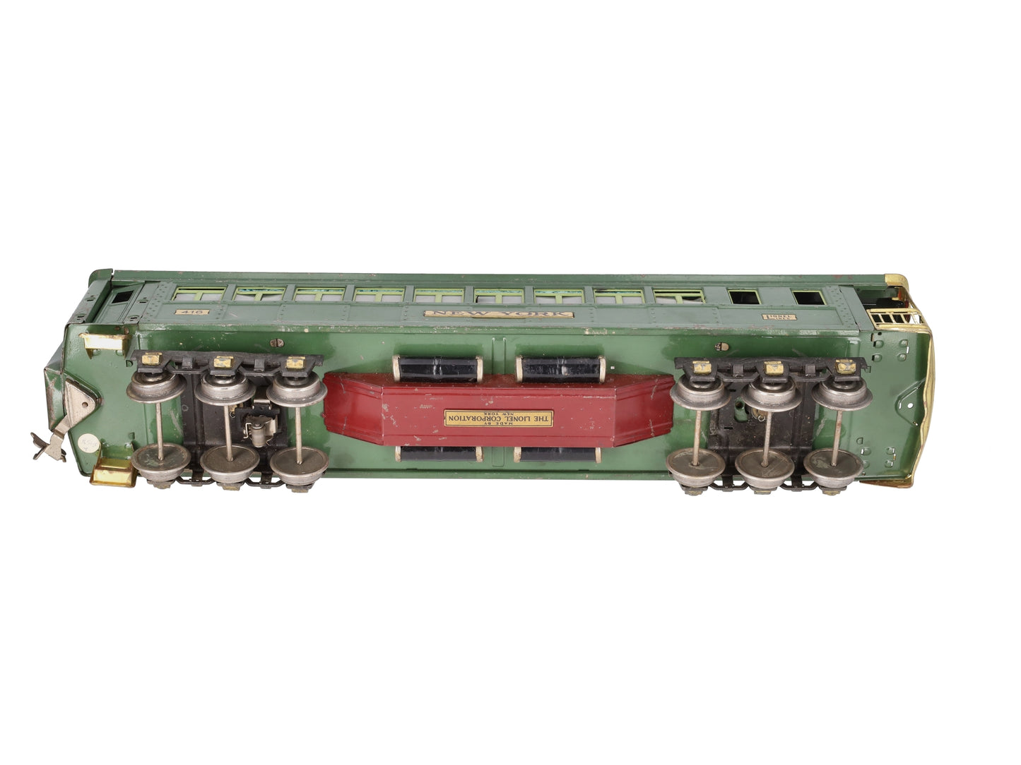 Lionel 416 Vintage Standard Gauge State Green New York State Observation VG