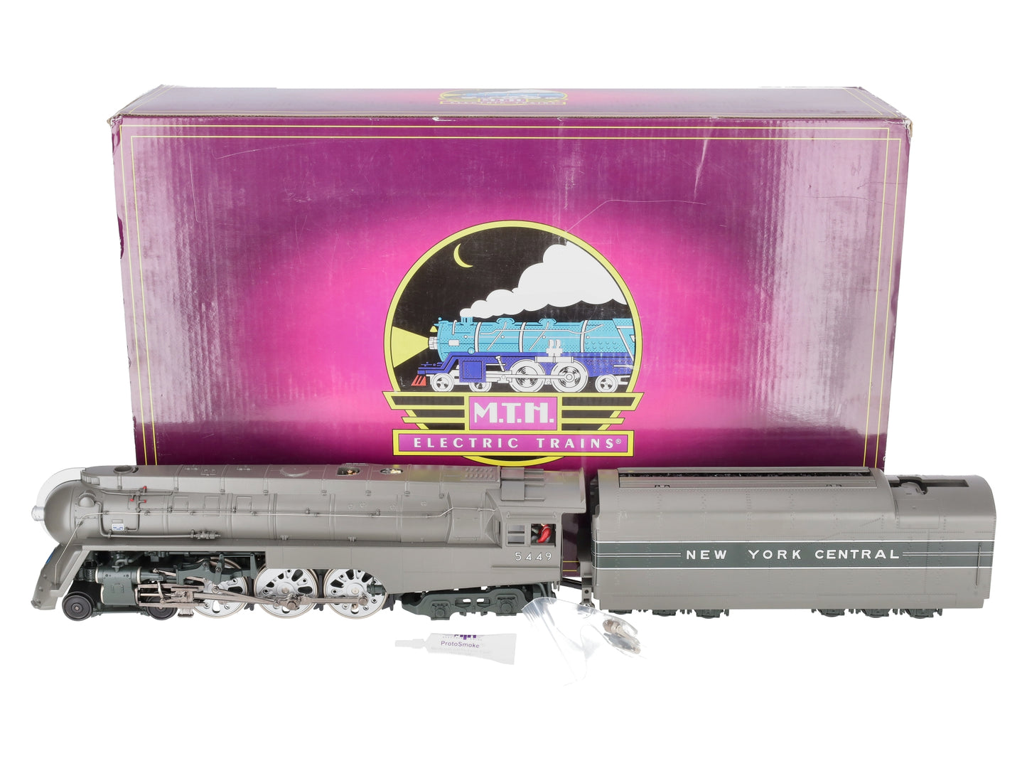 MTH 22-3522-2 NYC Hudson 4-6-4 Dreyfuss Steam Locomotive w/Proto-Sound 3.0 DCC EX/Box