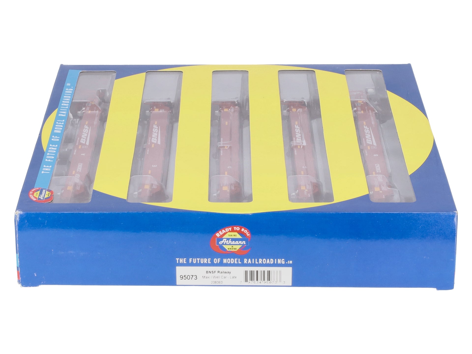 Athearn 95073 HO BNSF RTR Maxi I/Late 5-Car Set #238363