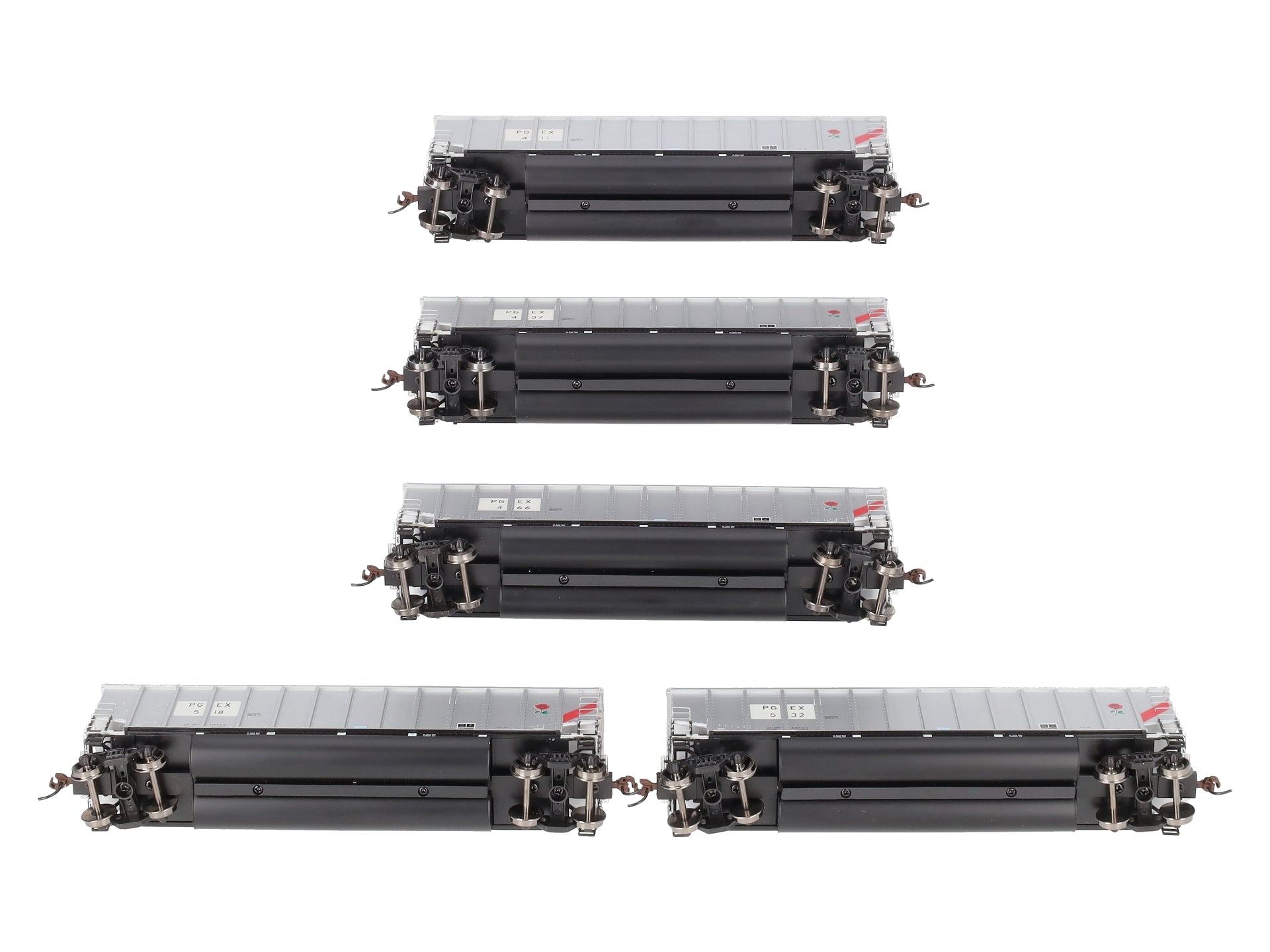 Athearn 97873 HO PGEX Bethgon Coalporter w/Load #2 (Set of 5)