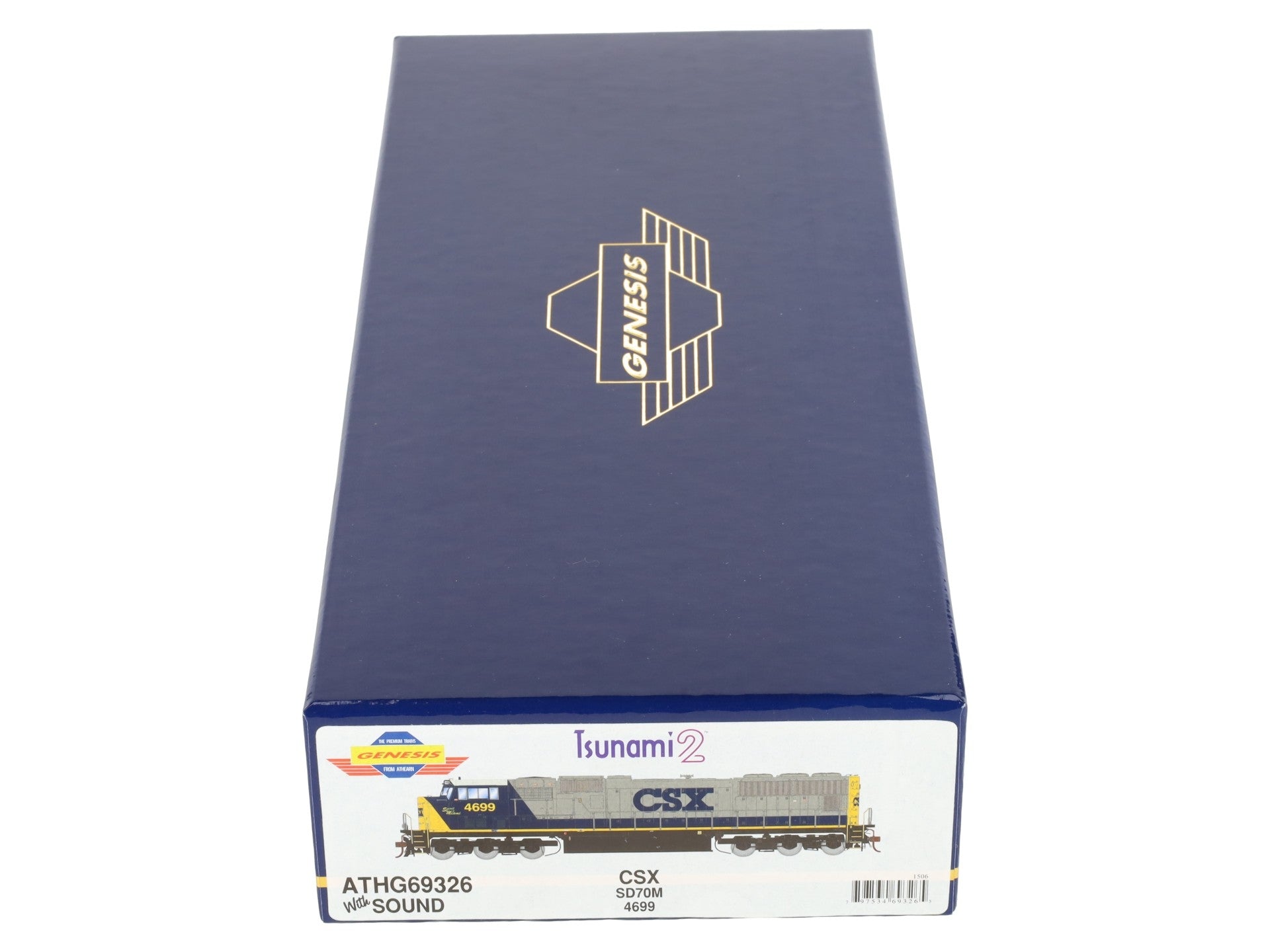 Athearn G69326 HO CSX SD70M Diesel Loco w/DCC & Sound #4699 (Spirit Of Miami)