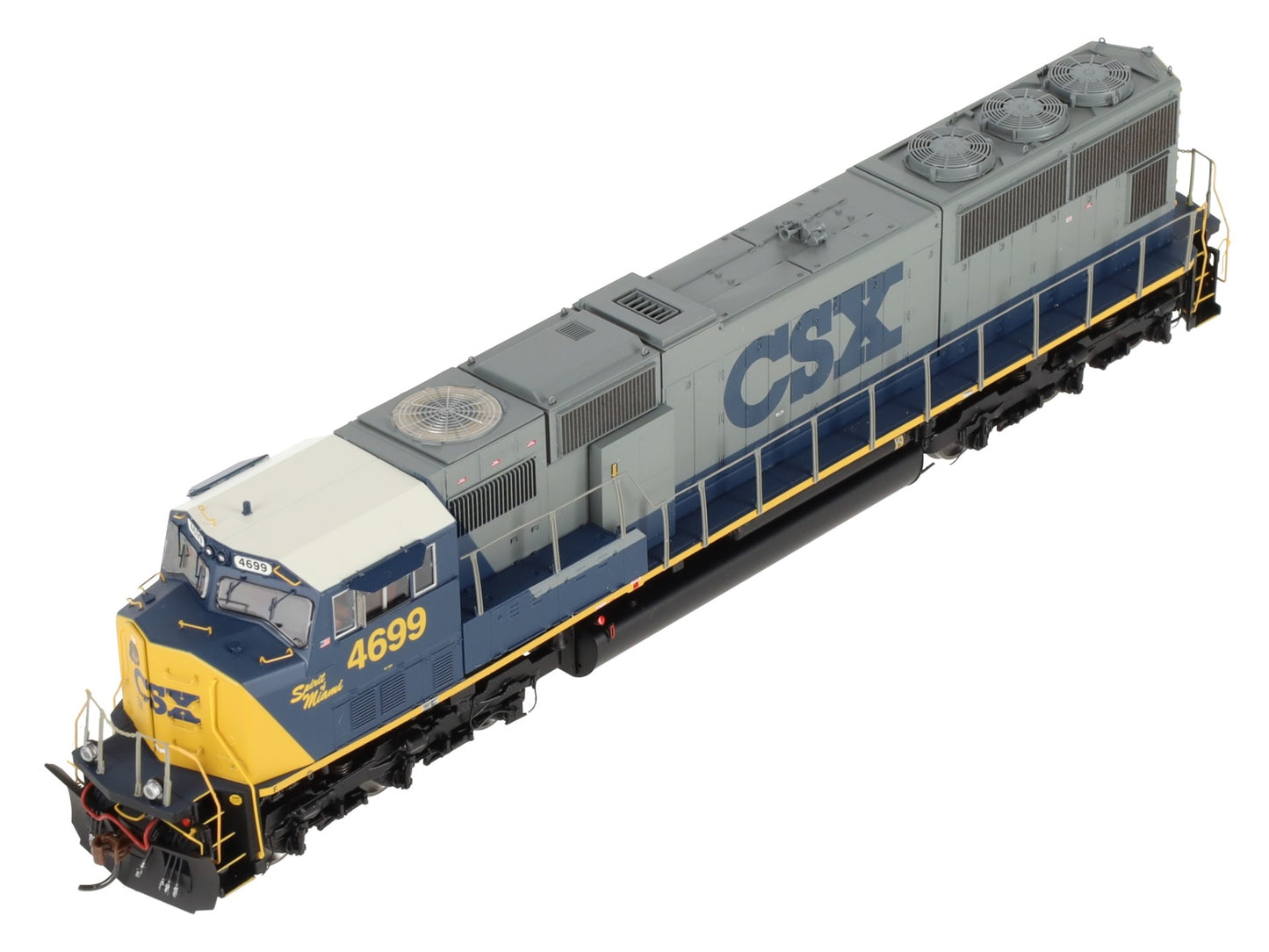 Athearn G69326 HO CSX SD70M Diesel Loco w/DCC & Sound #4699 (Spirit Of Miami)