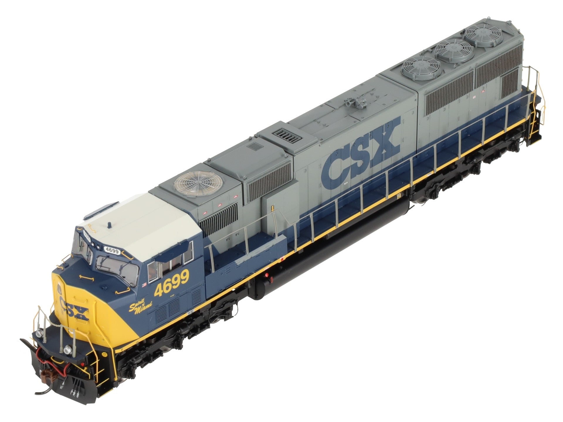 Athearn G69326 HO CSX SD70M Diesel Loco w/DCC & Sound #4699 (Spirit Of Miami)