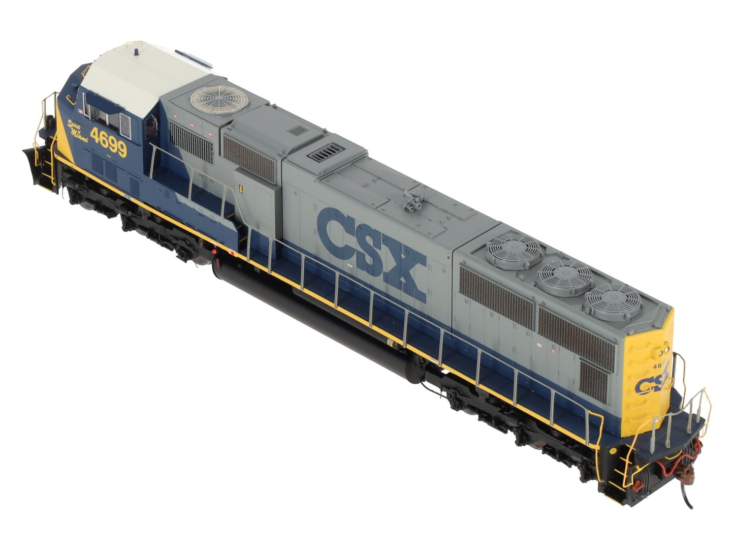 Athearn G69326 HO CSX SD70M Diesel Loco w/DCC & Sound #4699 (Spirit Of Miami)