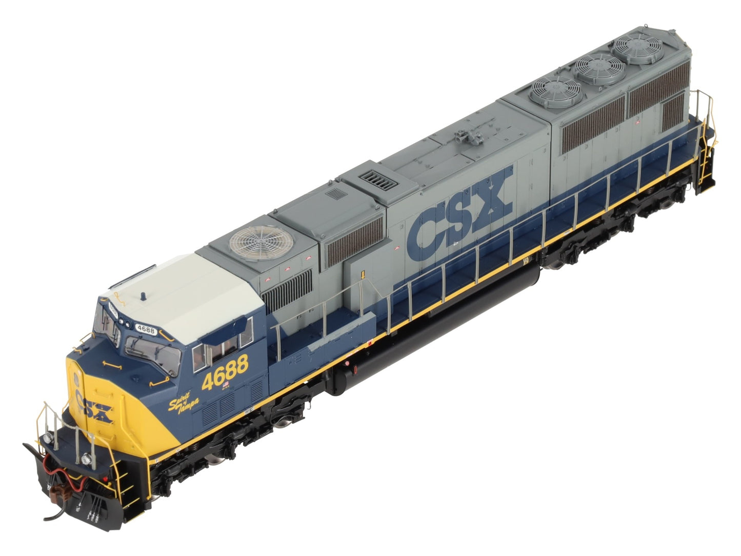 Athearn G69325 HO CSX SD70M Diesel Loco w/DCC & Sound #4688 (Spirit Of Tampa)