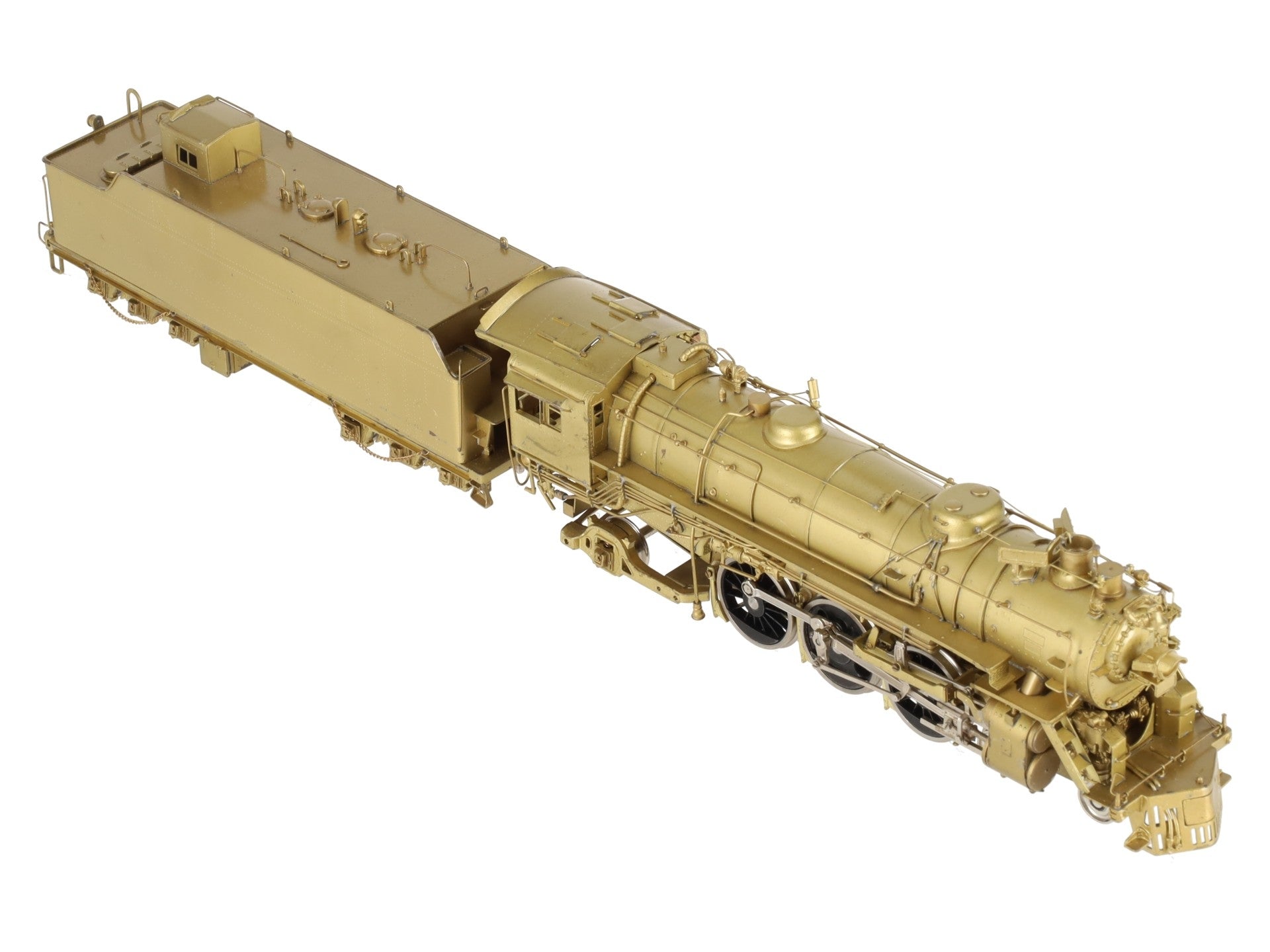 PFM HO BRASS Missouri Pacific P-73 4-6-2 Steam Locomotive & Tender -Unpainted EX/Box
