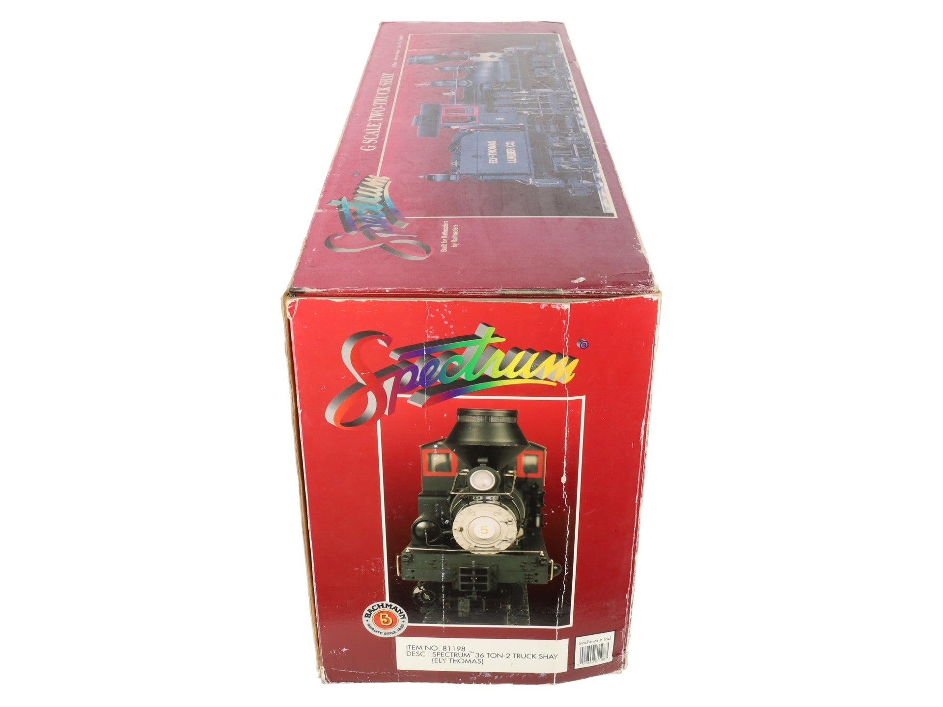 Bachmann 81198 G Ely Thomas 36-Ton Two-Truck Shay Steam Locomotive