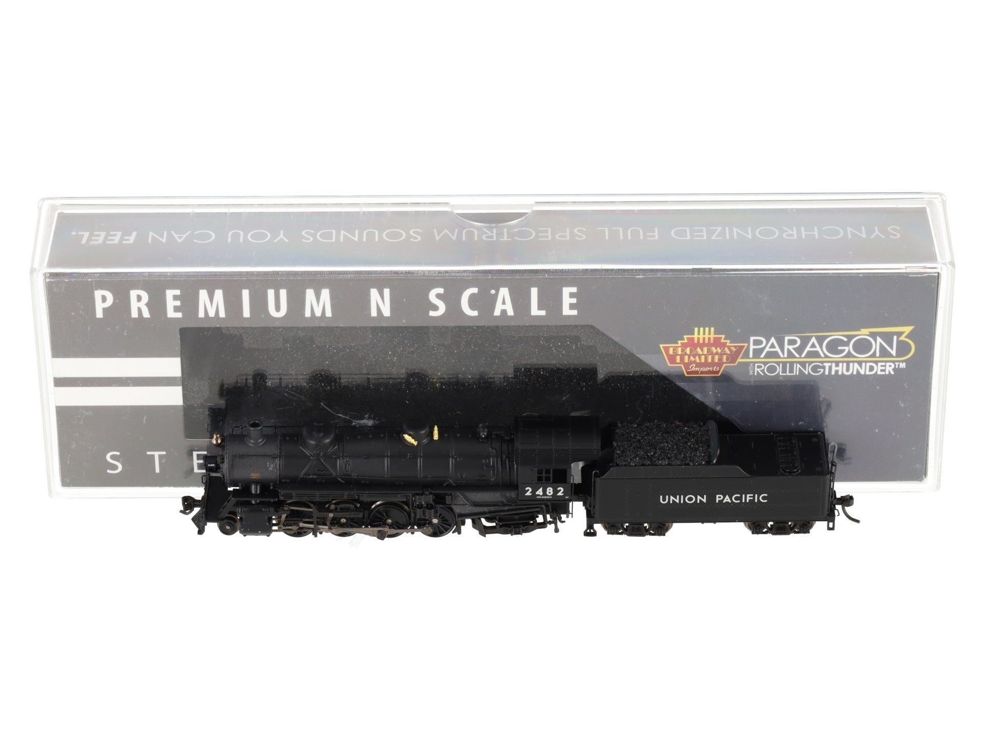 Broadway Limited 5729 N UP USRA Light Mikado Steam Loco & Tender #2482 w/ DCC