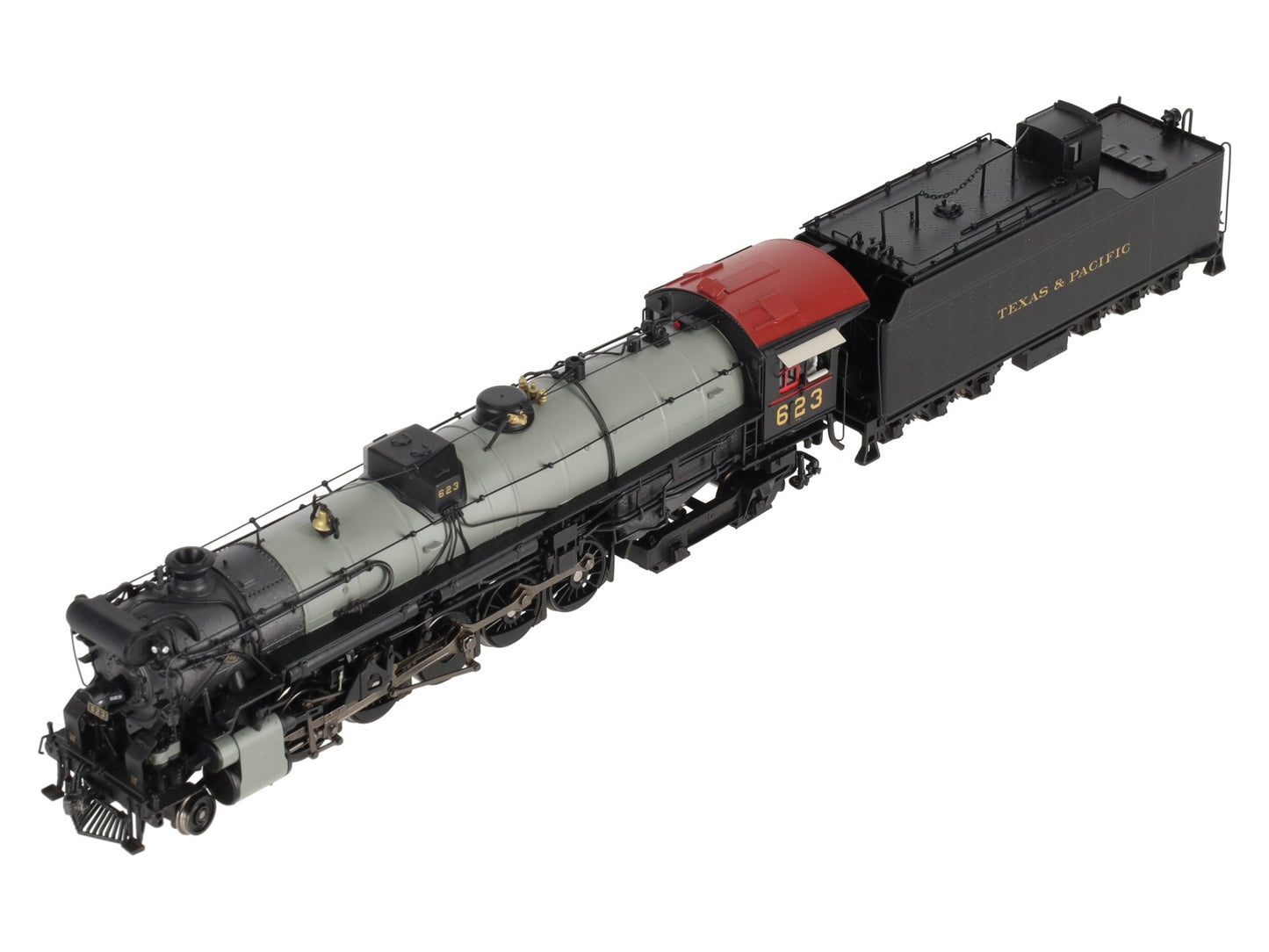 Broadway Limited 7244 HO T&P 2-10-4 Steam Locomotive & Tender w/ Sound/DCC #623