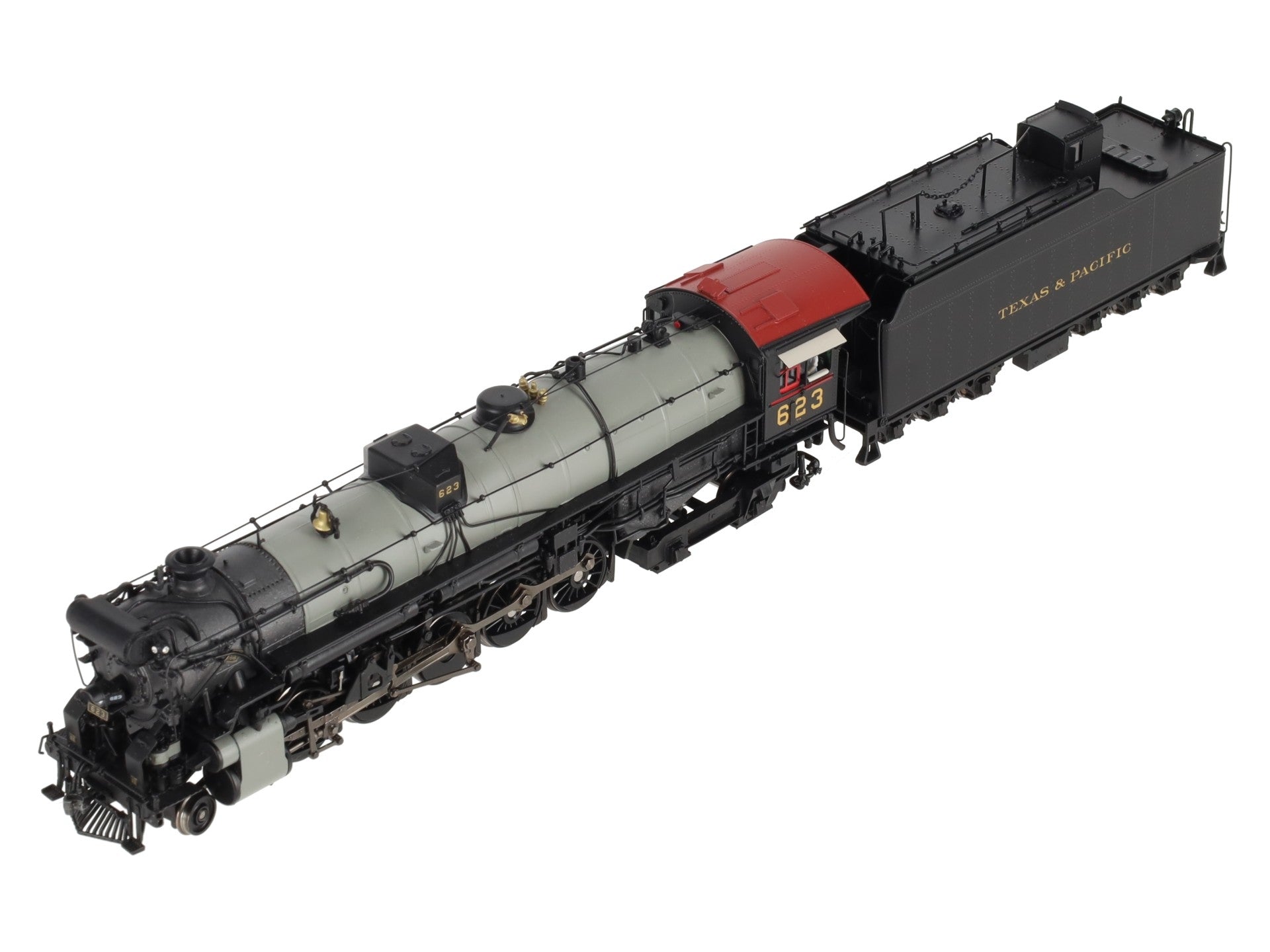 Broadway Limited 7244 HO T&P 2-10-4 Steam Locomotive & Tender w/ Sound/DCC #623