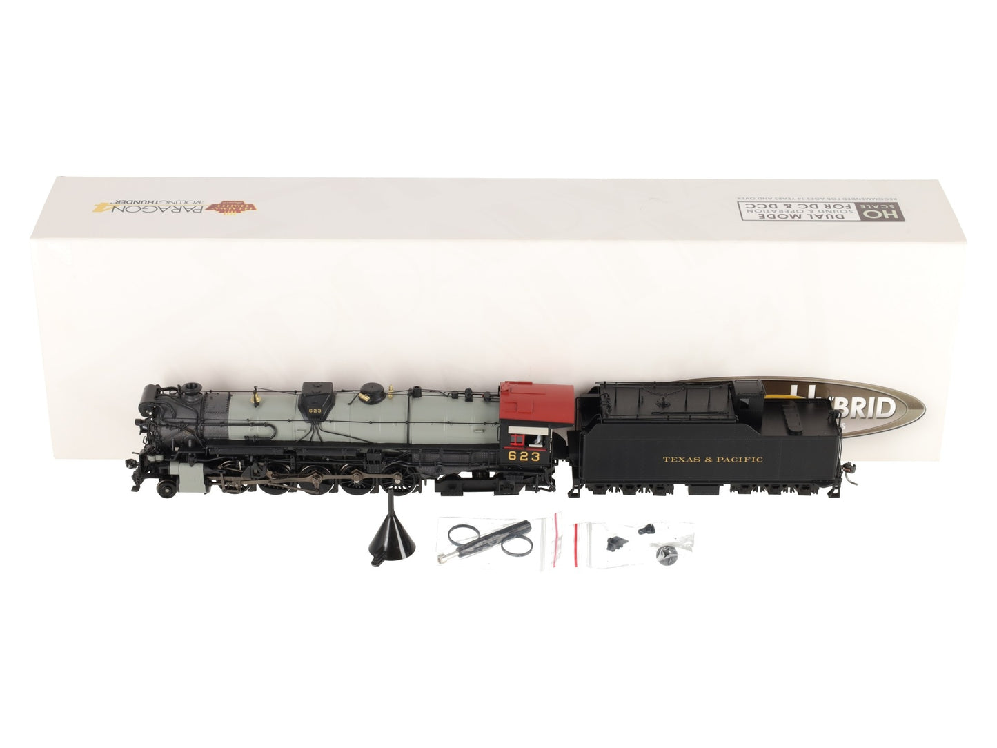 Broadway Limited 7244 HO T&P 2-10-4 Steam Locomotive & Tender w/ Sound/DCC #623