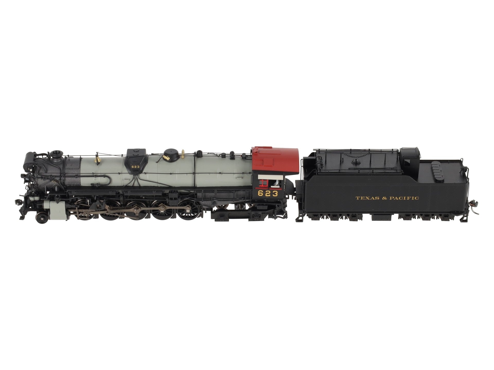 Broadway Limited 7244 HO T&P 2-10-4 Steam Locomotive & Tender w/ Sound/DCC #623