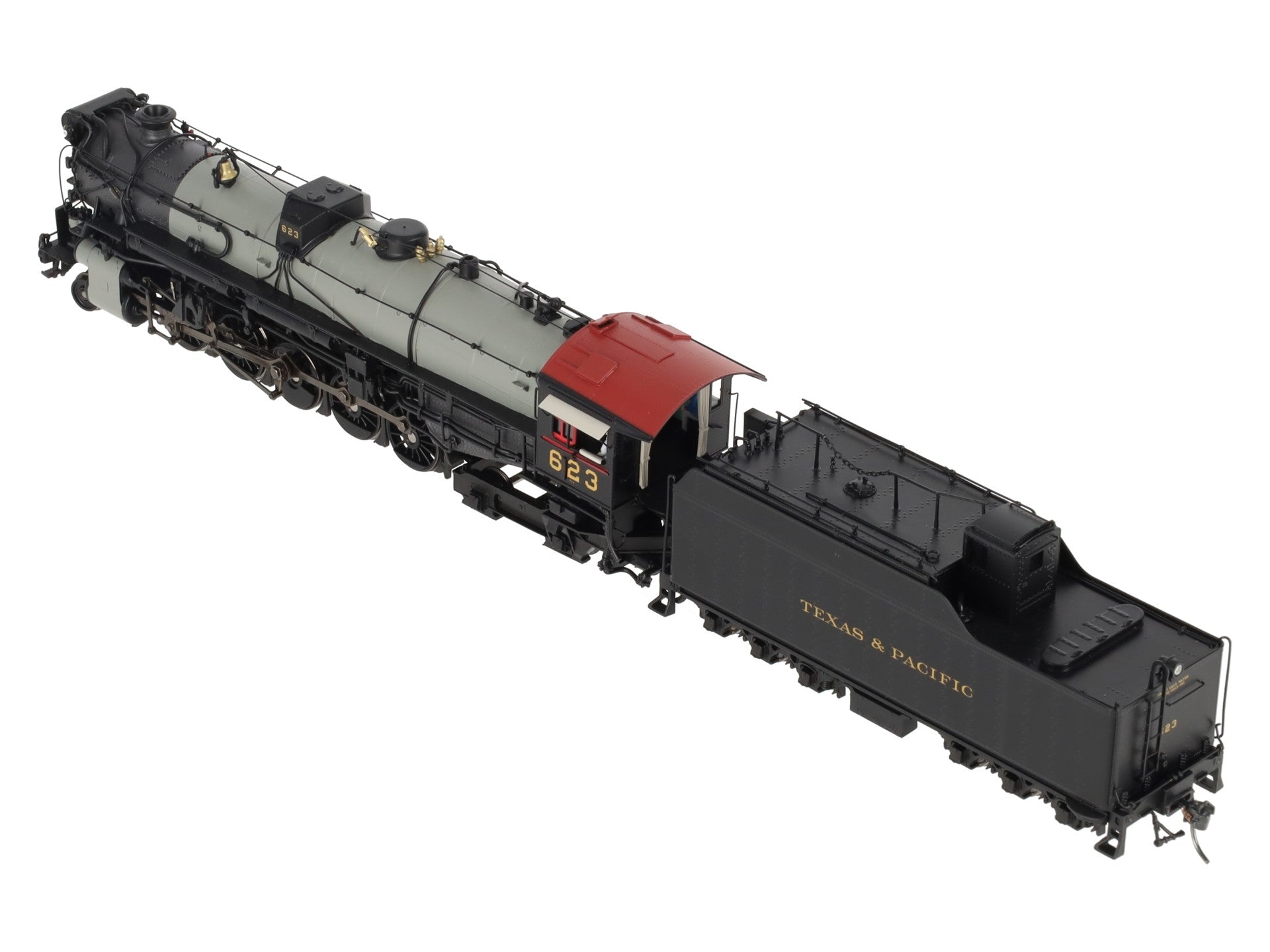 Broadway Limited 7244 HO T&P 2-10-4 Steam Locomotive & Tender w/ Sound/DCC #623