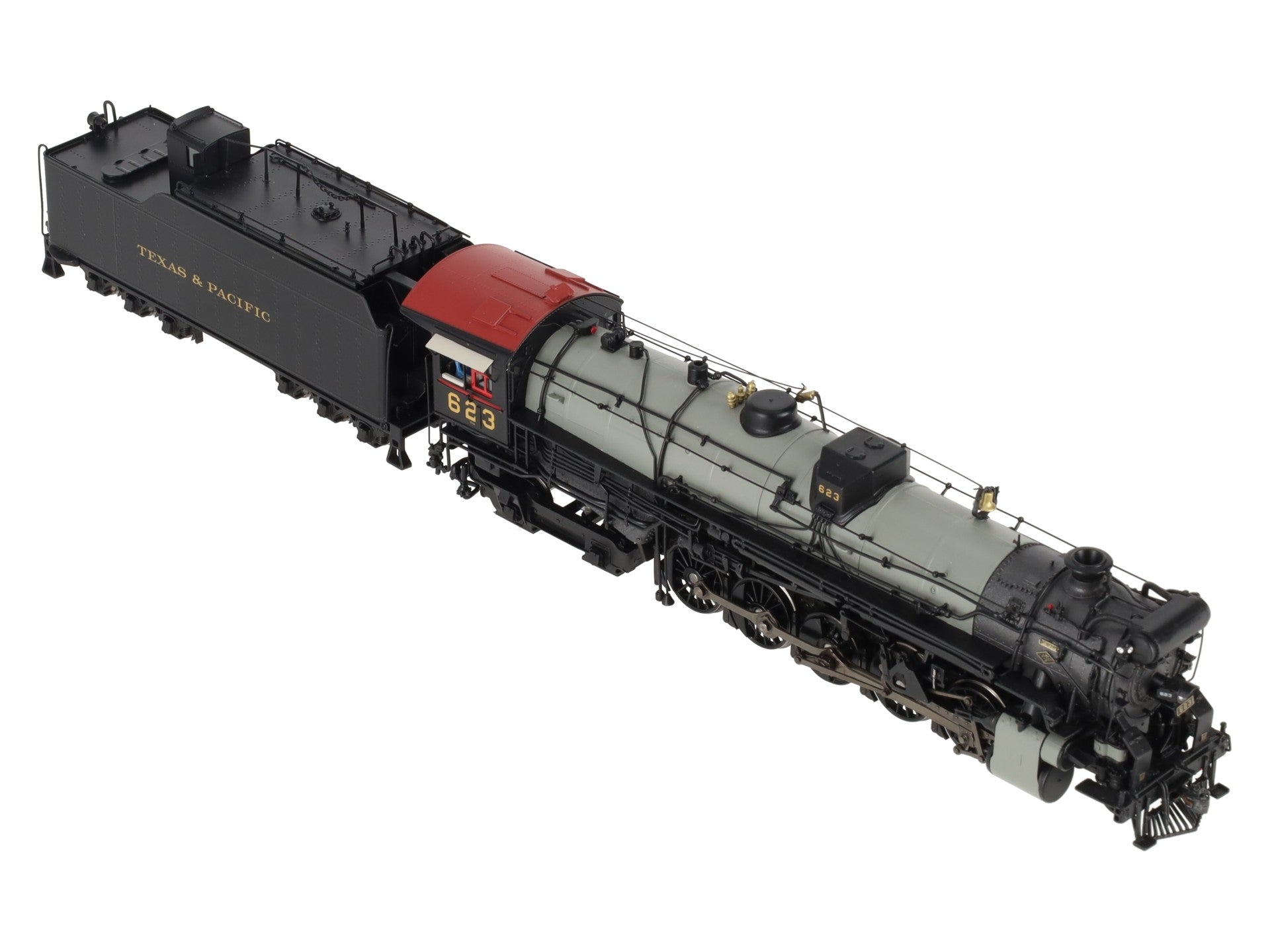 Broadway Limited 7244 HO T&P 2-10-4 Steam Locomotive & Tender w/ Sound/DCC #623