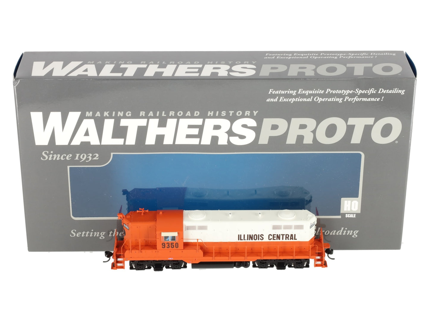 Walthers 920-49805 HO Illinois Central EMD GP9 Diesel Locomotive #9350