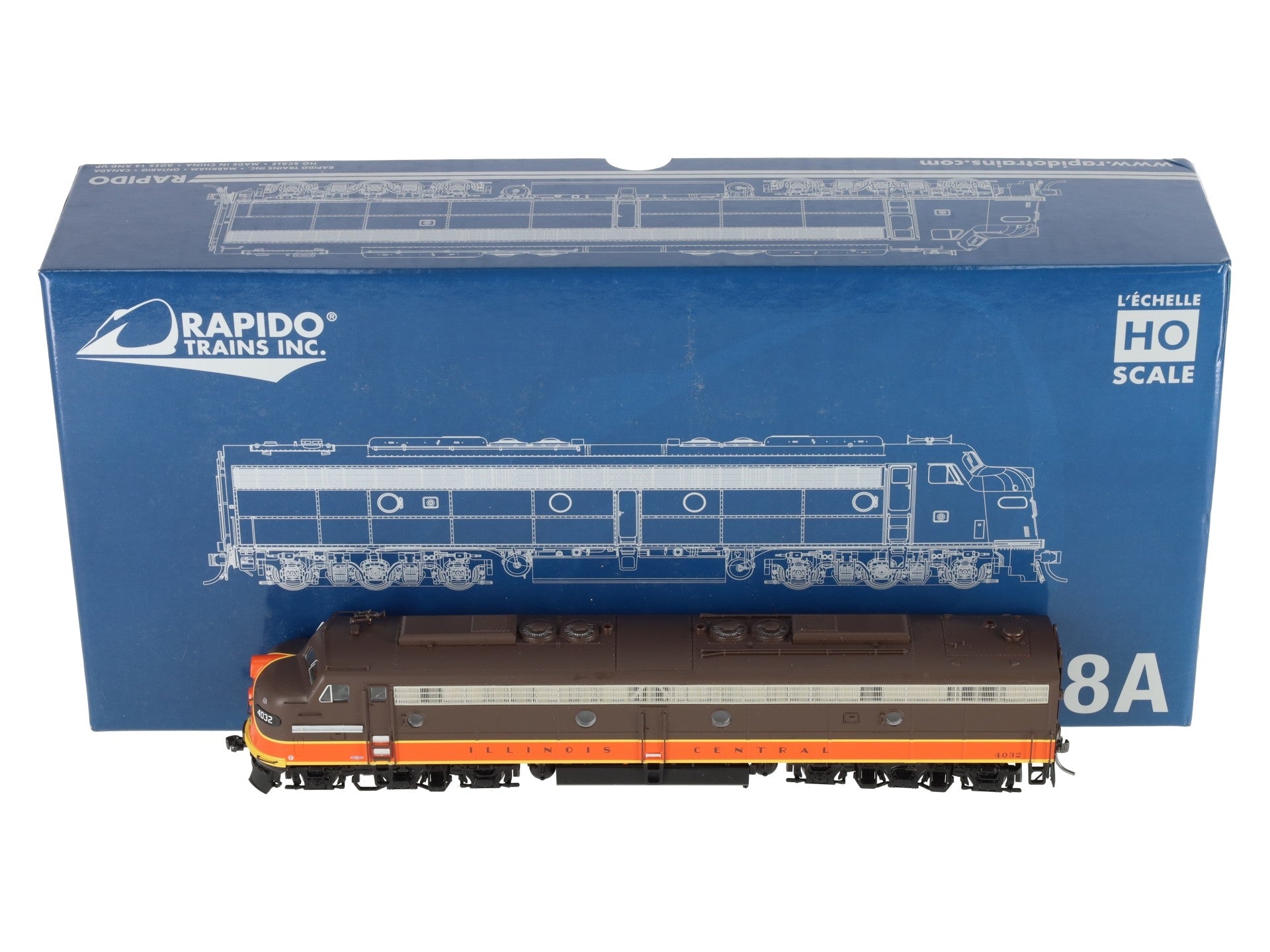 Rapido Trains 28023 HO IC EMD E8A Diesel Locomotive Standard DC #4032