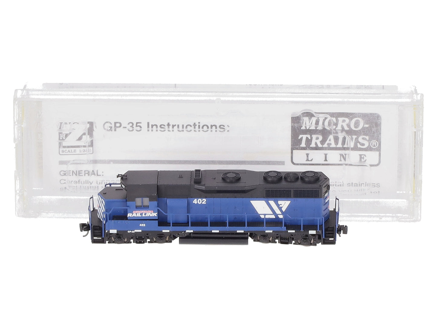 Micro-Trains 98101182 Z Montana Rail Link GP35 Powered Diesel Locomotive #402