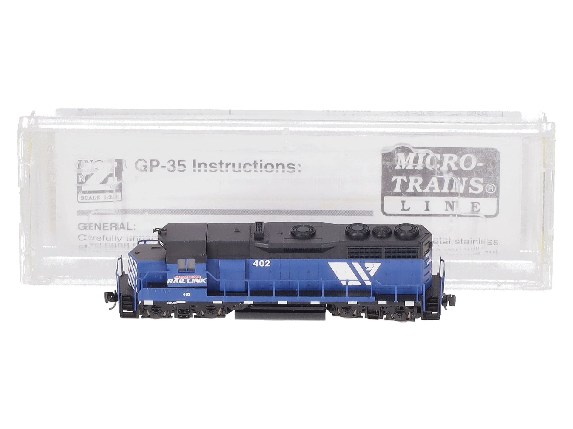 Micro-Trains 98101182 Z Montana Rail Link GP35 Powered Diesel Locomotive #402