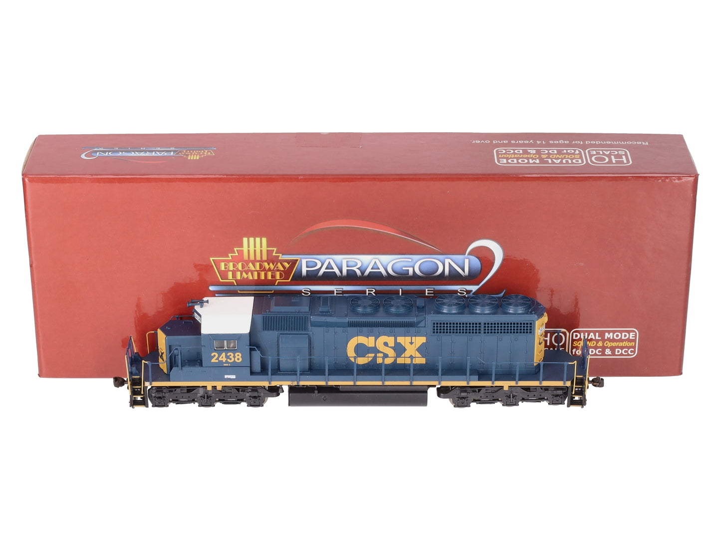 Broadway Limited 2278 HO CSX EMD SD40-2 with Sound & DCC Paragon2™ #2438