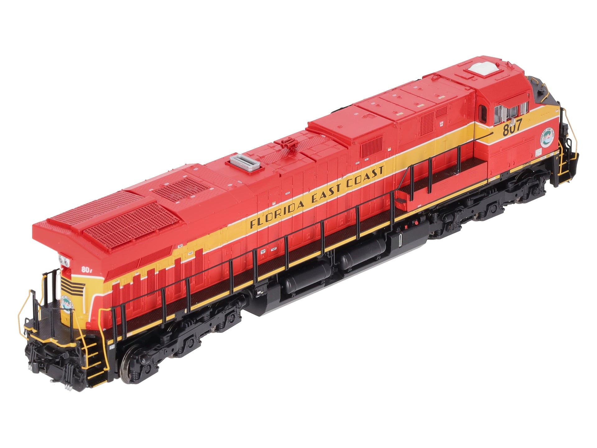 Broadway Limited 5866 HO Florida East Coast GE ES44C4 Diesel Locomotive #807
