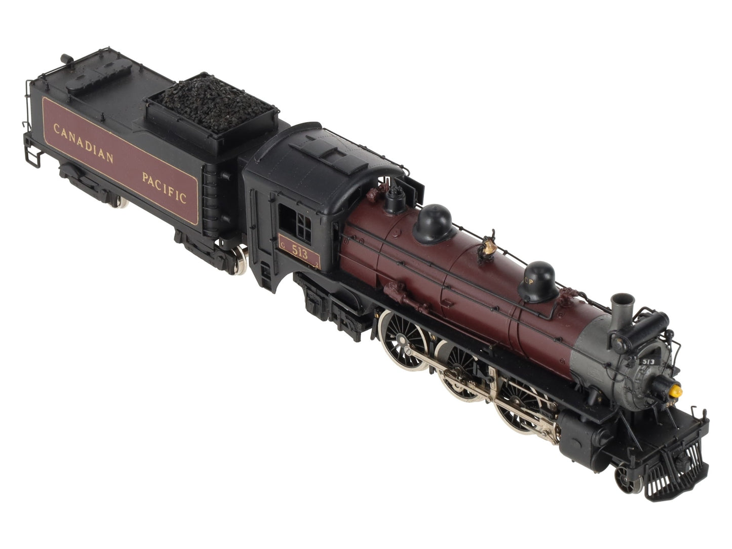 Toby HO BRASS Canadian Pacific 4-6-2 Class G-2 Steam Engine - Painted EX/Box