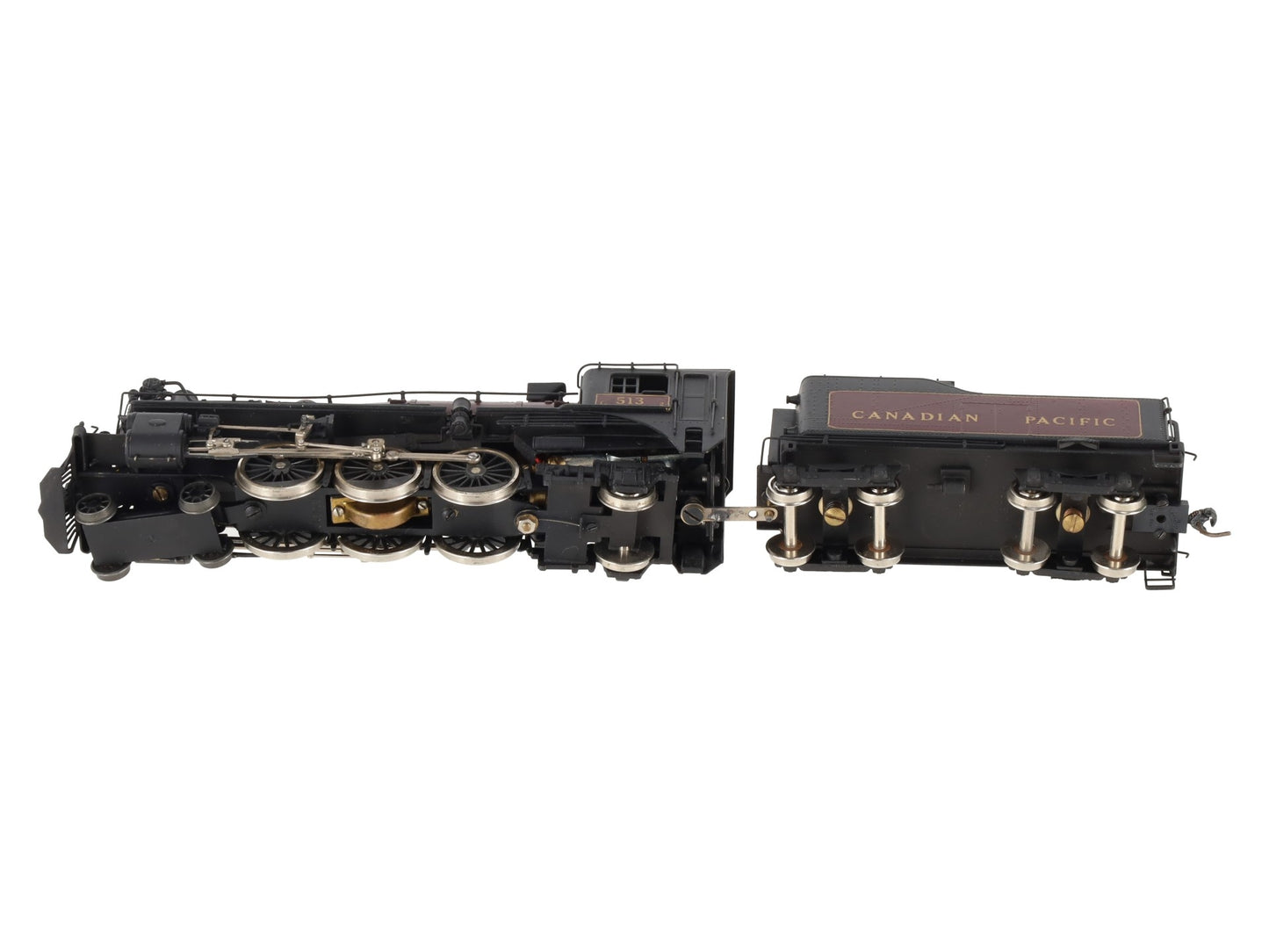 Toby HO BRASS Canadian Pacific 4-6-2 Class G-2 Steam Engine - Painted EX/Box