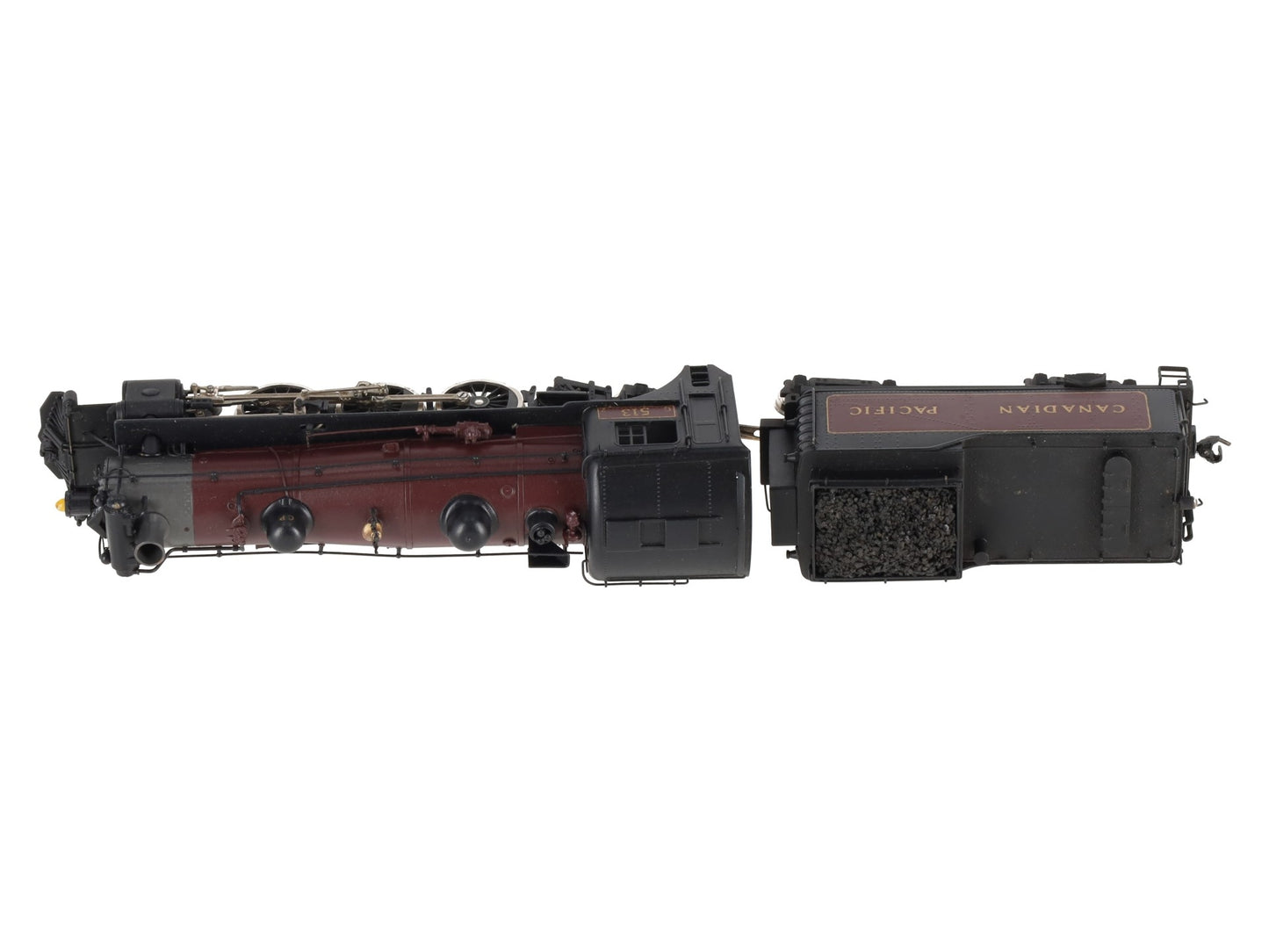 Toby HO BRASS Canadian Pacific 4-6-2 Class G-2 Steam Engine - Painted EX/Box